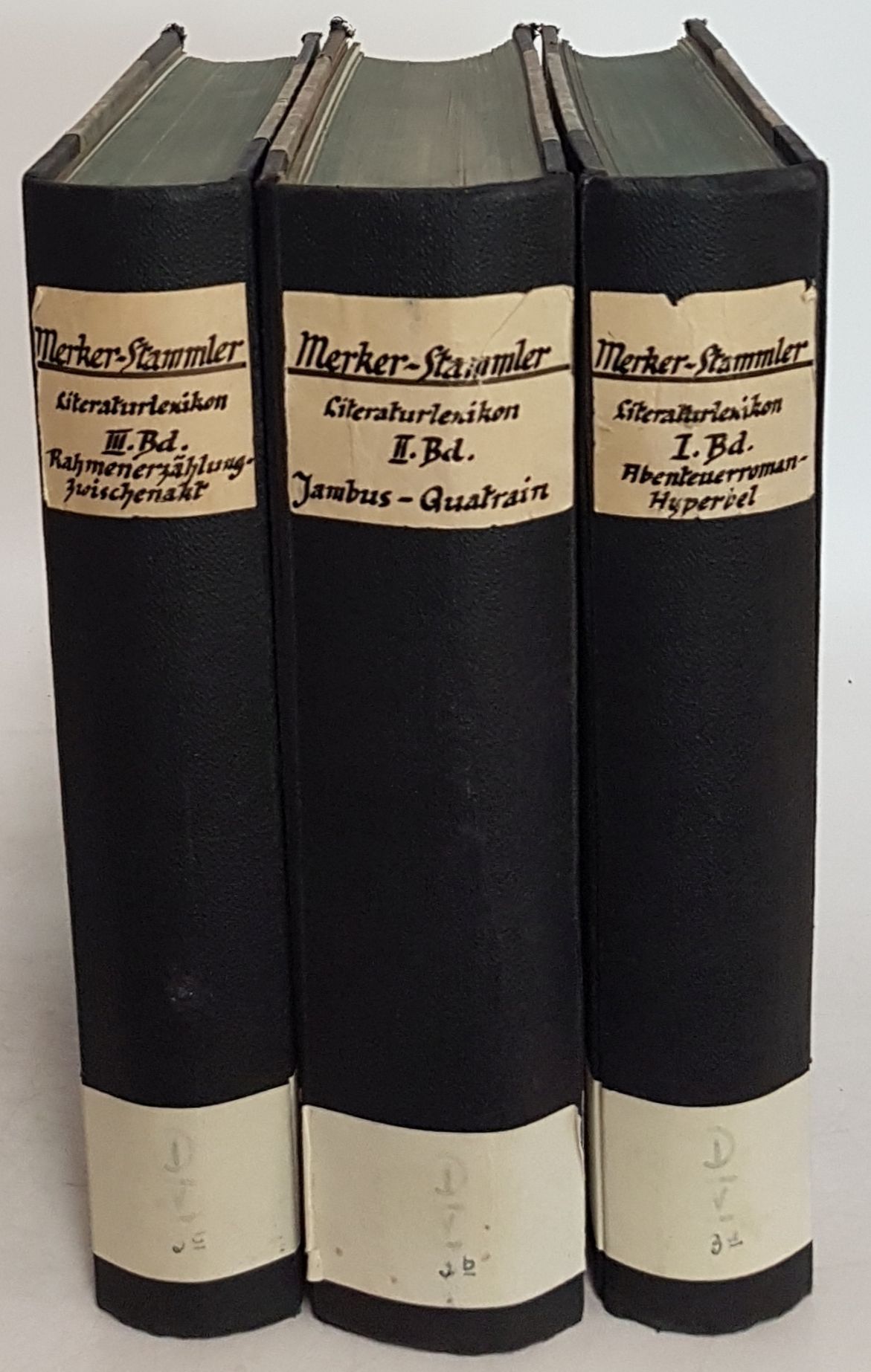 Reallexikon der deutschen Literaturgeschichte (3 Bände KOMPLETT) - Bd.I: Abenteuerroman-Hyperbel/ Bd.II: Jambus - Quatrain/ Bd.III: Rahmenerzählung-Zwischenakt