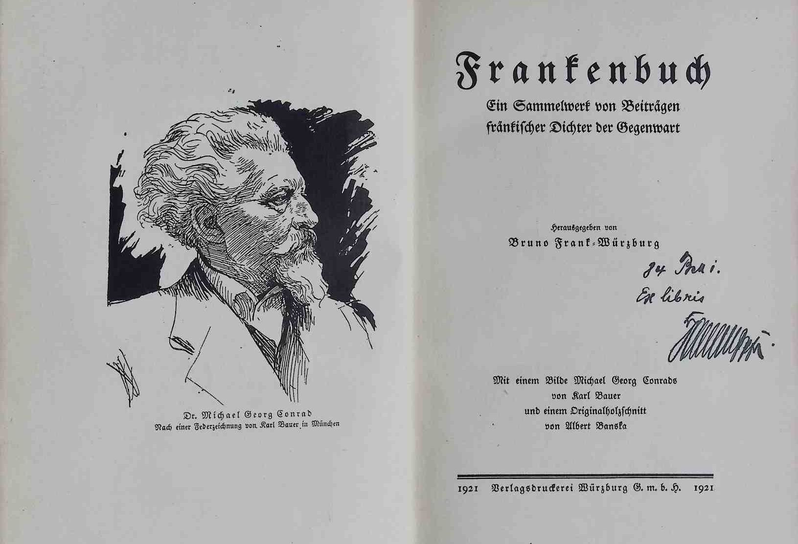 Frankenbuch: Ein Sammelwerk von Beiträgen fränkischer Dichter der Gegenwart