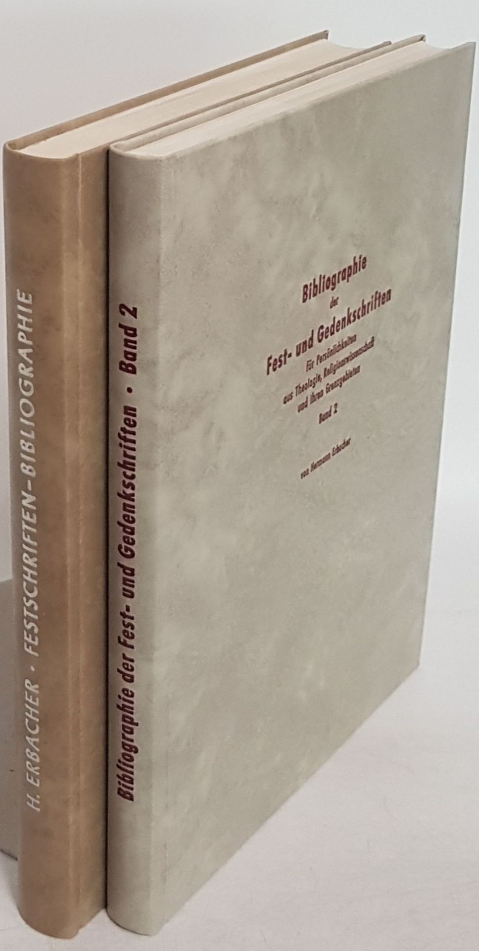Bibliographie der Fest- und Gedenkschriften (2 Bände KOMPLETT) - Bd.1: ...für Persönlichkeiten aus evangelischer Theologie und Kirche 1881-1969/ Bd.2: ...für Persönlichkeiten aus Theologie, Religionswissenschaft und ihren Grenzgebieten