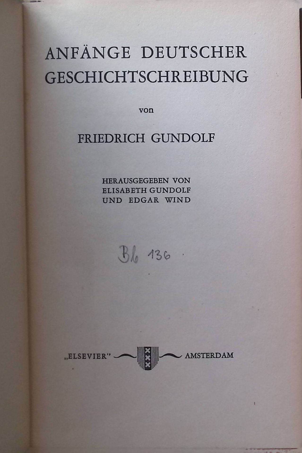 Anfänge deutscher Geschichtschreibung