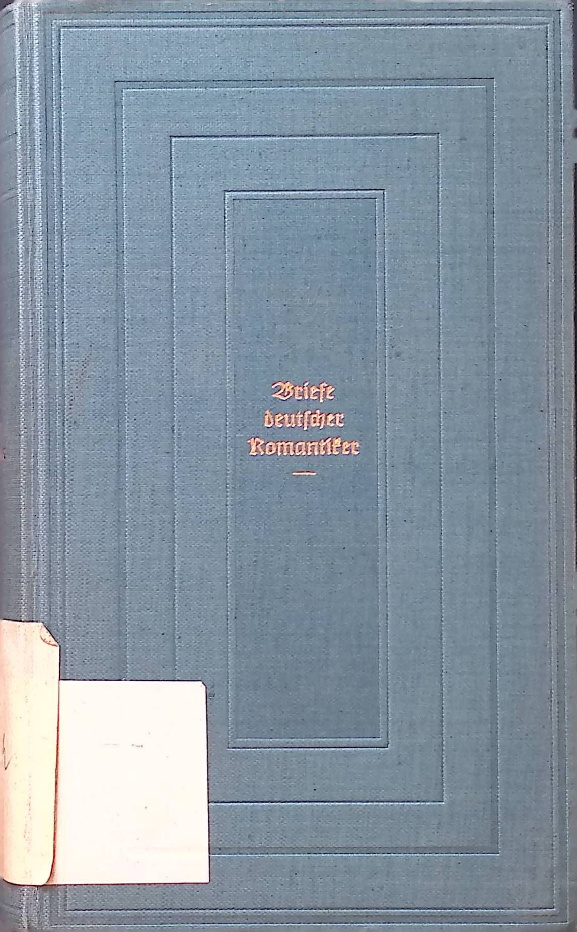 Briefe deutscher Romantiker