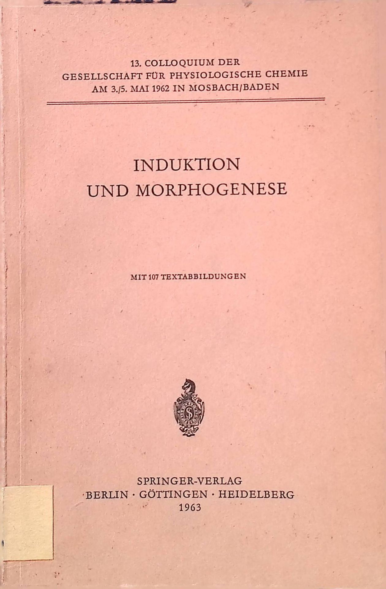 Induktion und Morphogenese
