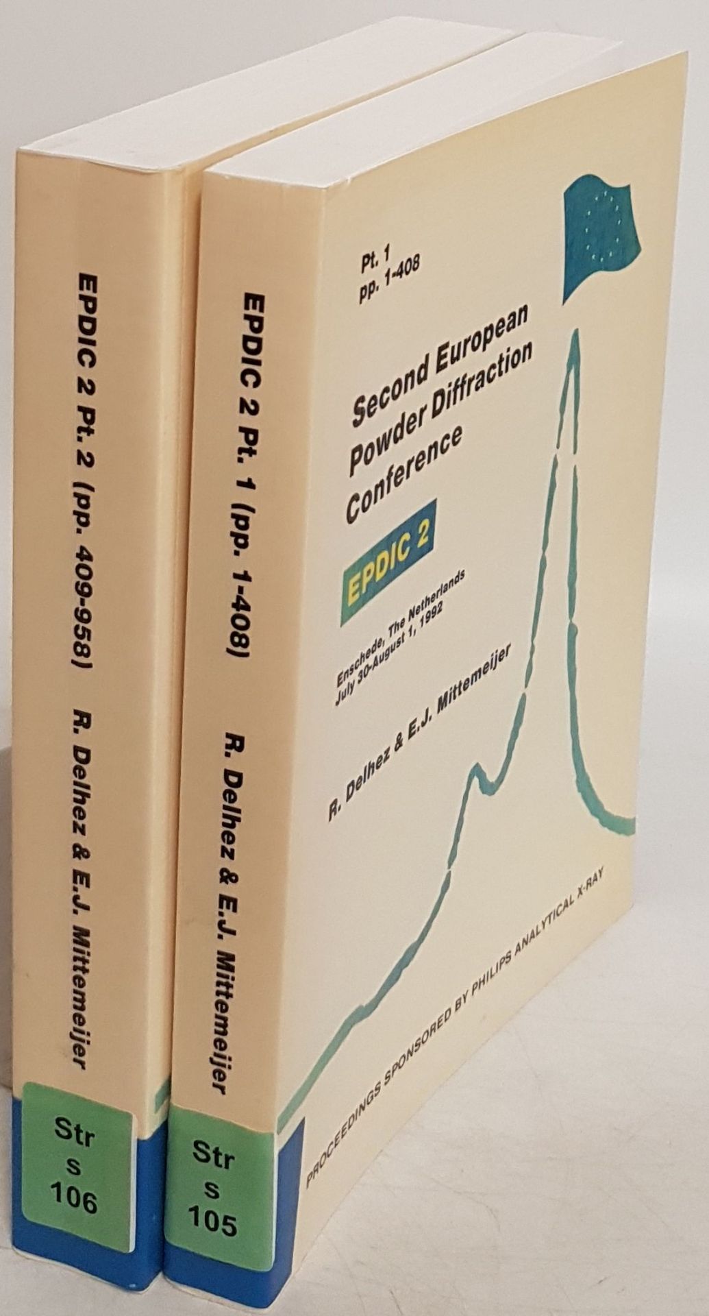 Second European Powder Diffraction Conference: Epdic 2: Proceedings held July 30 - August 1, 1992 in Enschede (2 vols./ 2 Bände KOMPLETT)