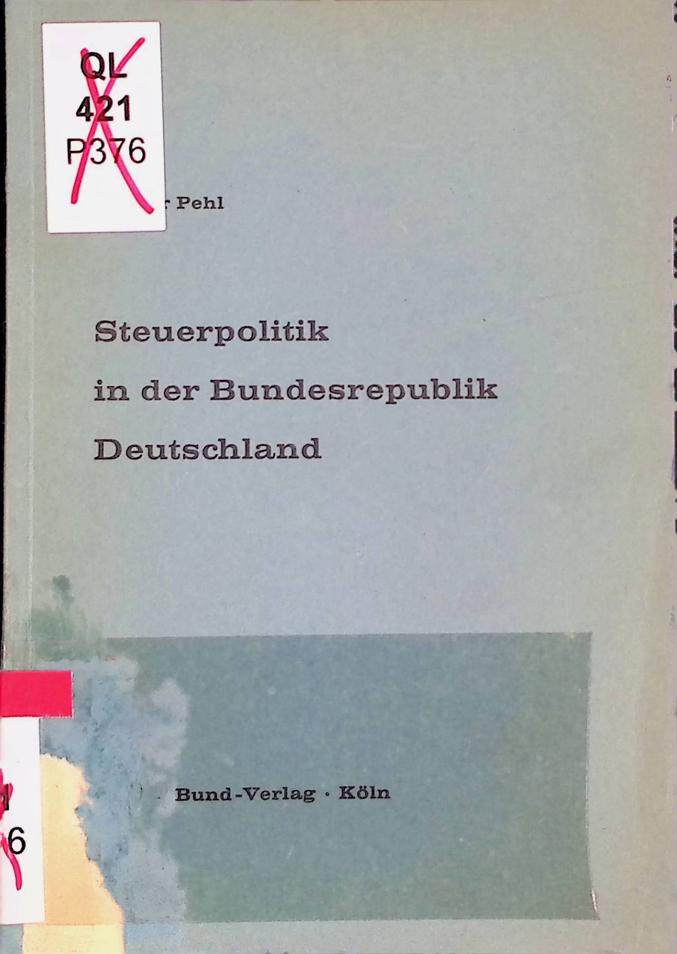 Steuerpolitik in der Bundesrepublik Deutschland