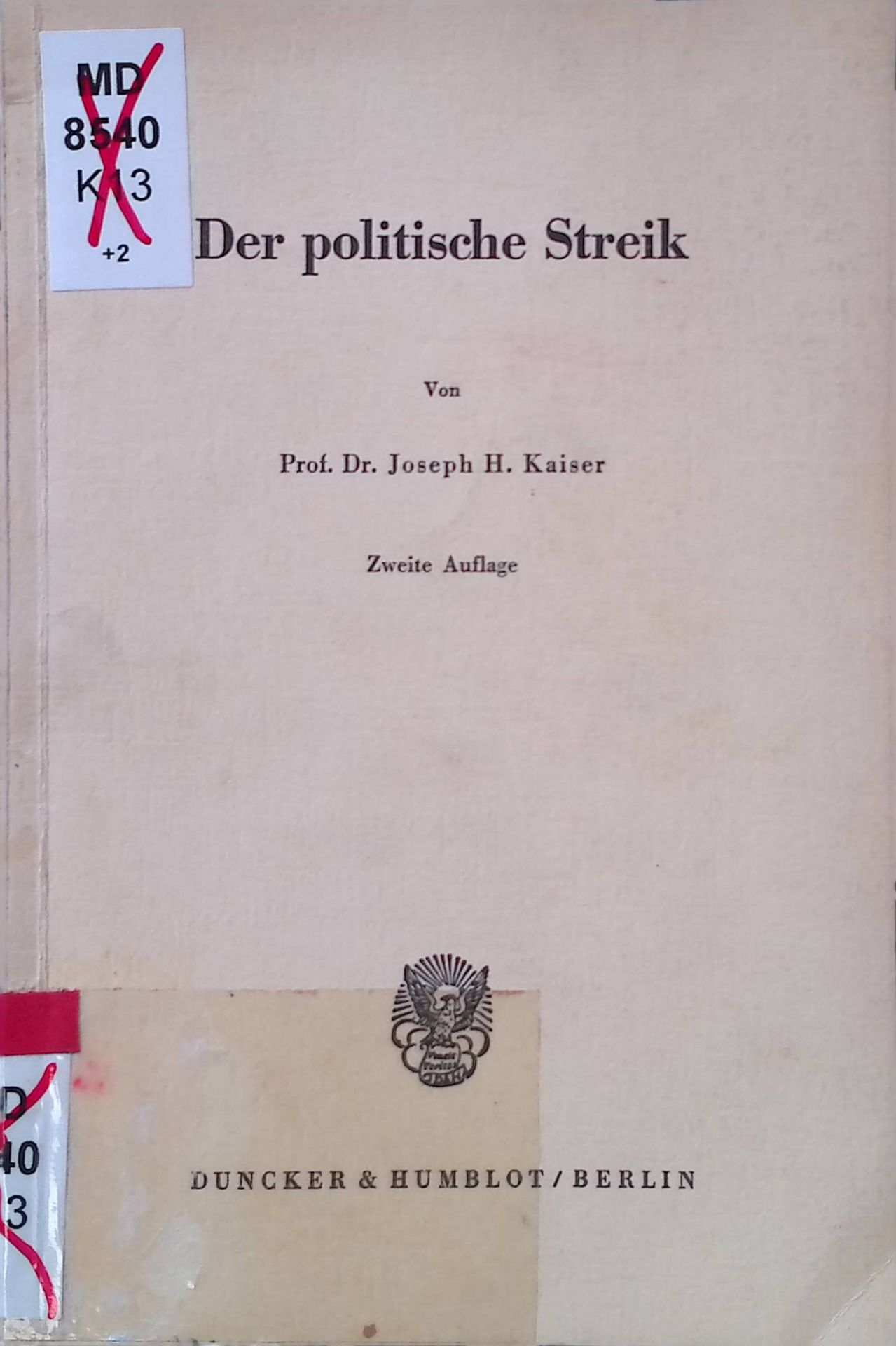 Der politische Streik