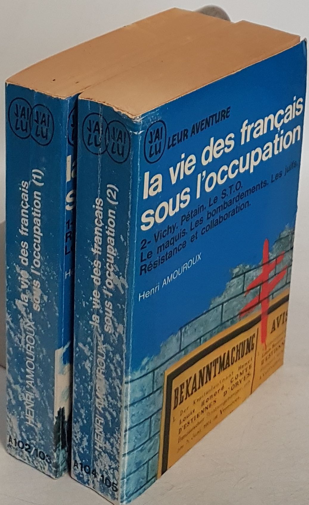 La vie des français sous l'occupation (2 tomes/ 2 Bände KOMPLETT)