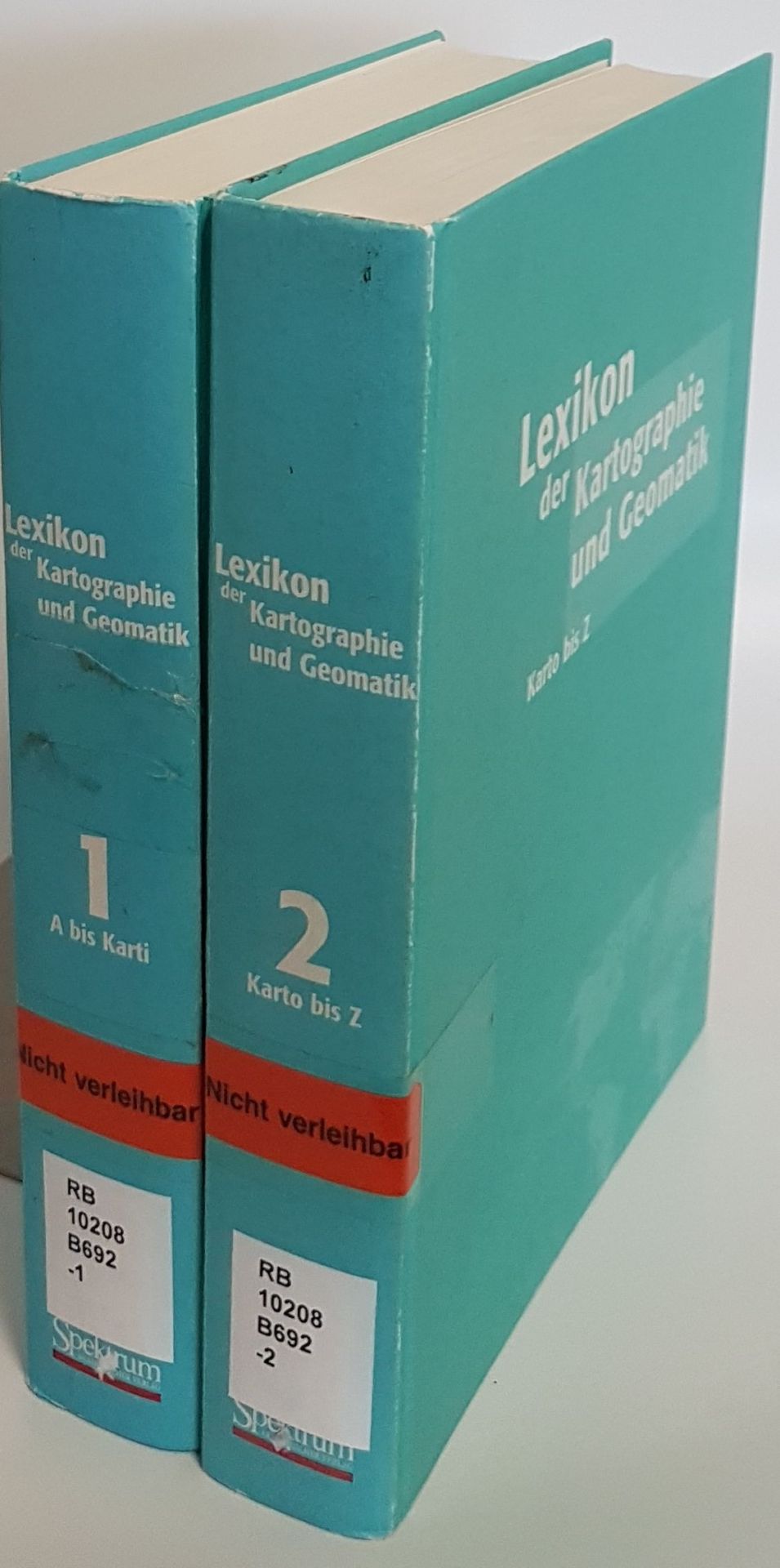 Lexikon der Kartographie und Geomatik (2 Bände KOMPLETT) - Bd.1: A bis Karti/ Bd.2: Karto bis Z