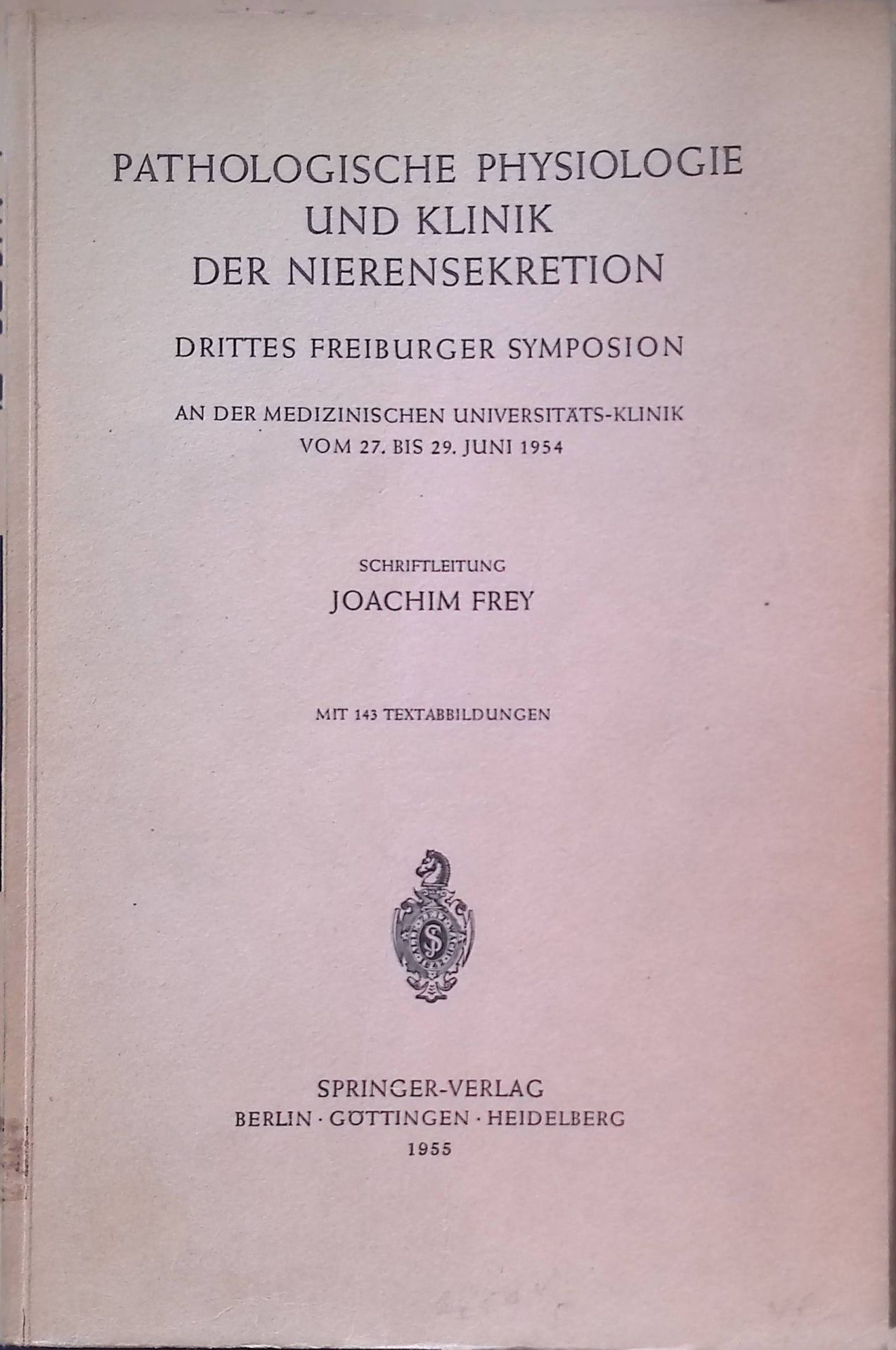 Pathologische Physiologie und Klinik der Nierensekretion