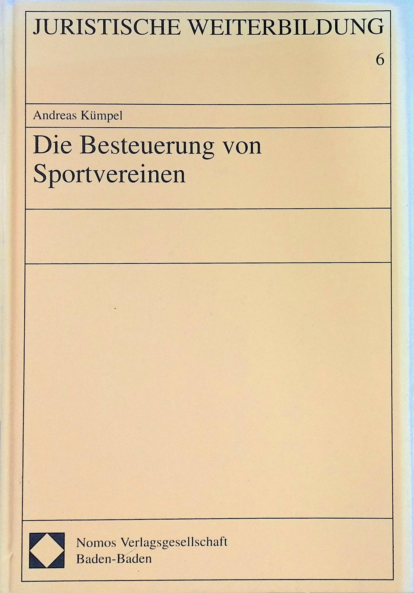 Die Besteuerung von Sportvereinen