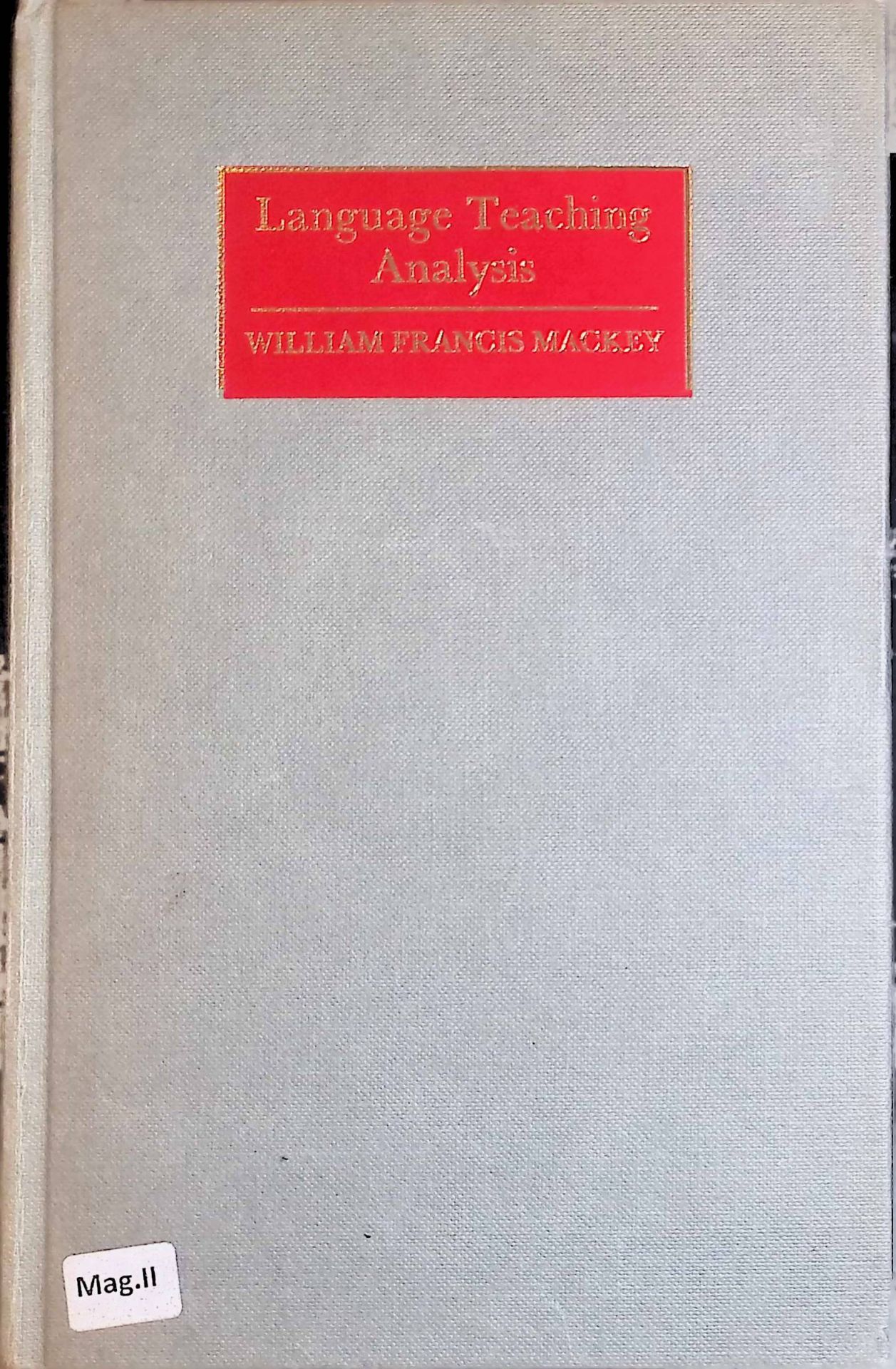 Language Teaching Analysis