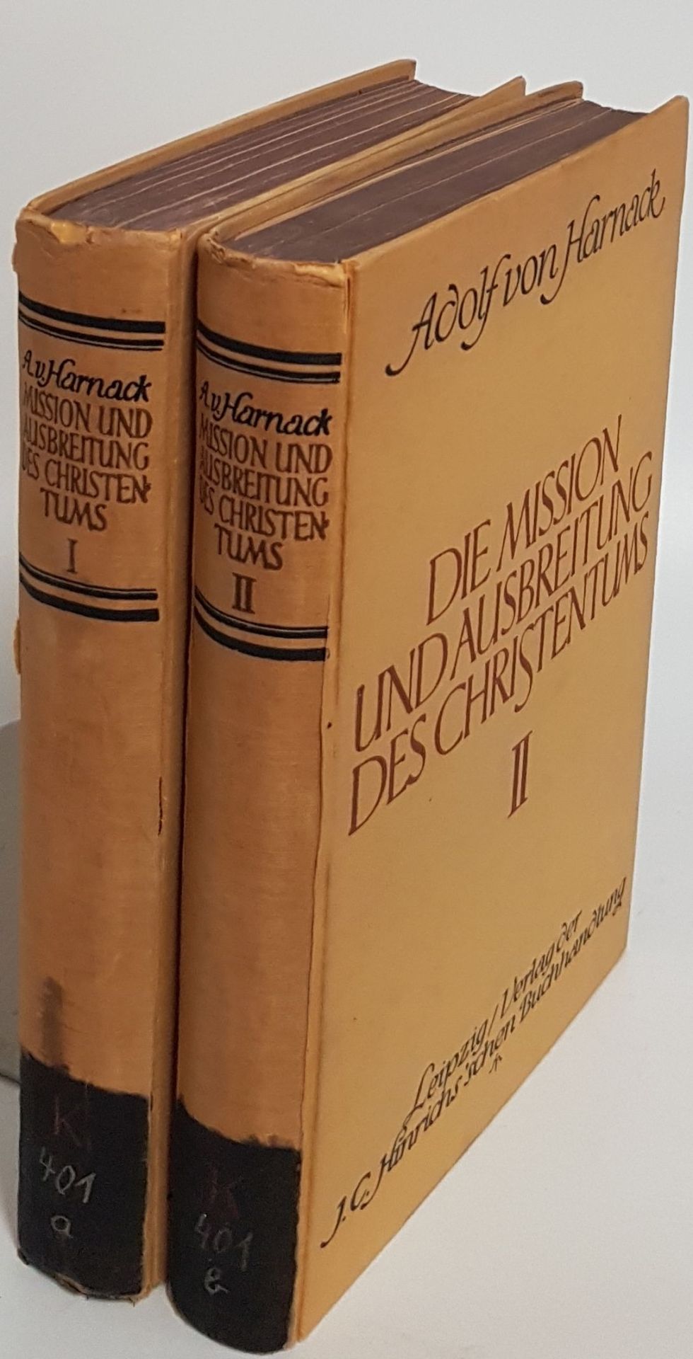 Die Mission und Ausbreitung des Christentums in den ersten drei Jahrhunderten (2 Bände KOMPLETT) - Bd.I: Die Mission in Wort und Tat/ Bd.II: Die Verbreitung