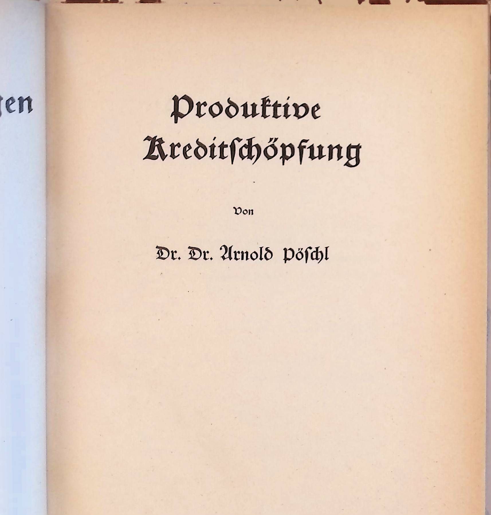 Produktive Kreditschöpfung