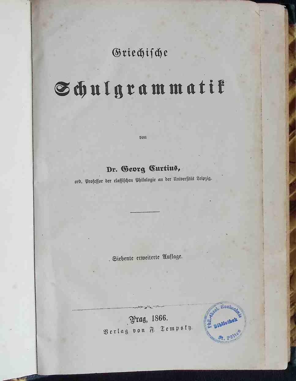 Griechische Schulgrammatik