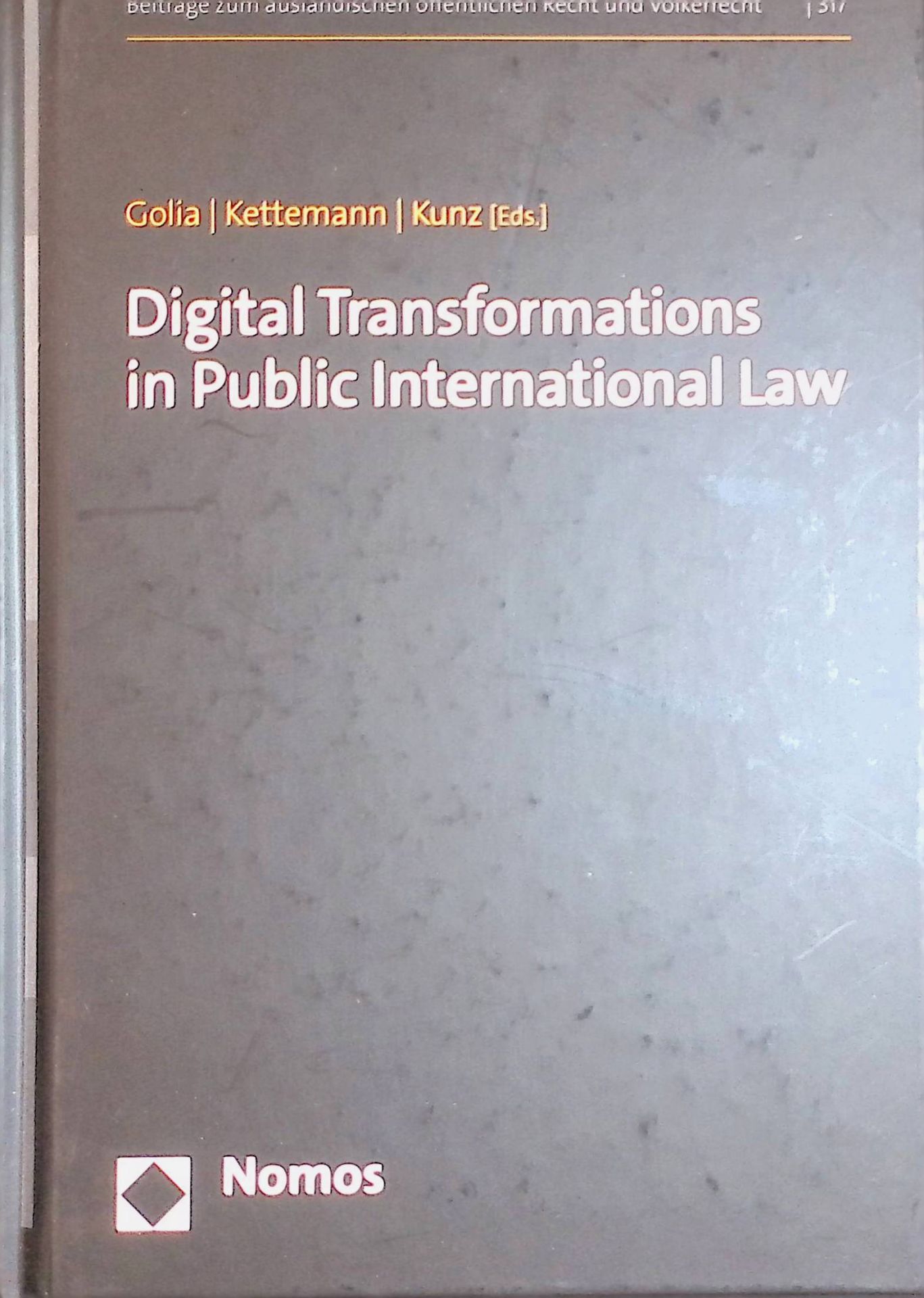 Digital Transformations in Public International Law