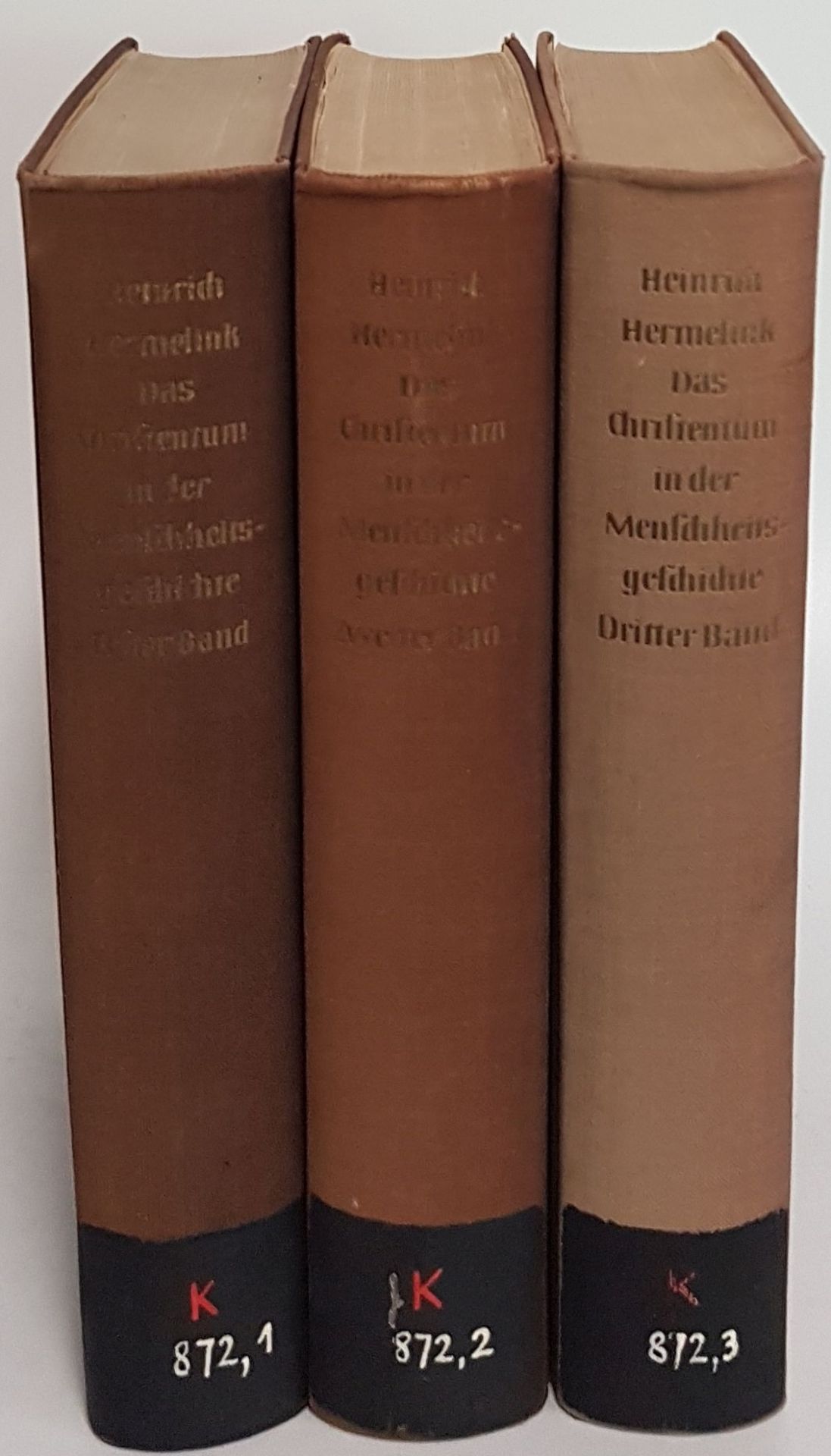 Das Christentum in der Menschheitsgeschichte von der Französischen Revolution bis zur Gegenwart (3 Bände KOMPLETT) - Bd.I: Revolution und Restauration 1789-1835/ Bd.II: Liberalismus und Konservativismus 1835-1870/ Bd.III: