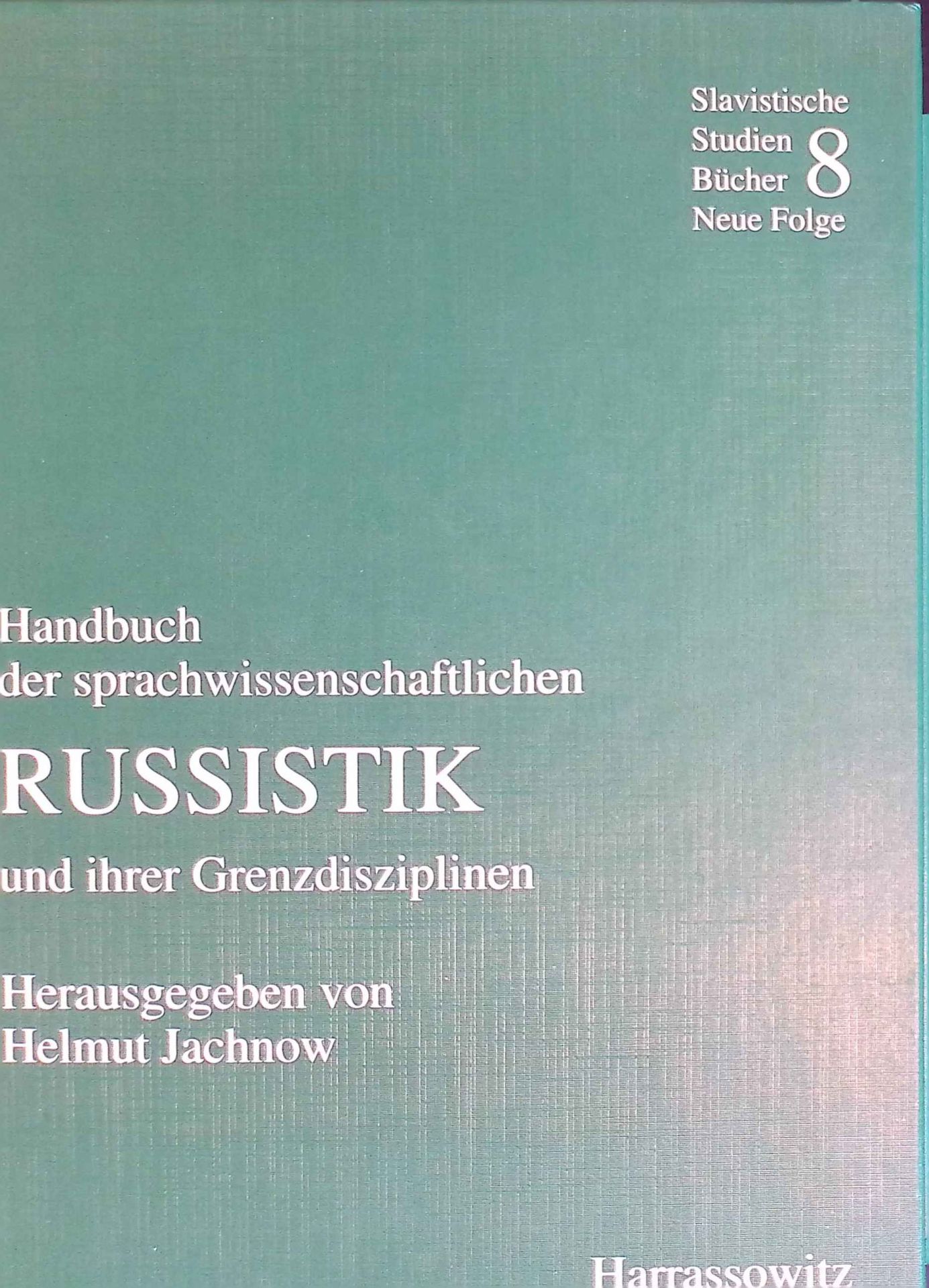 Die grammatischen Kategorien des Verbs unter funktionalen Gesichtspunkten. -In: Handbuch der sprachwissenschaftlichen Russistik und ihrer Grenzdisziplinen