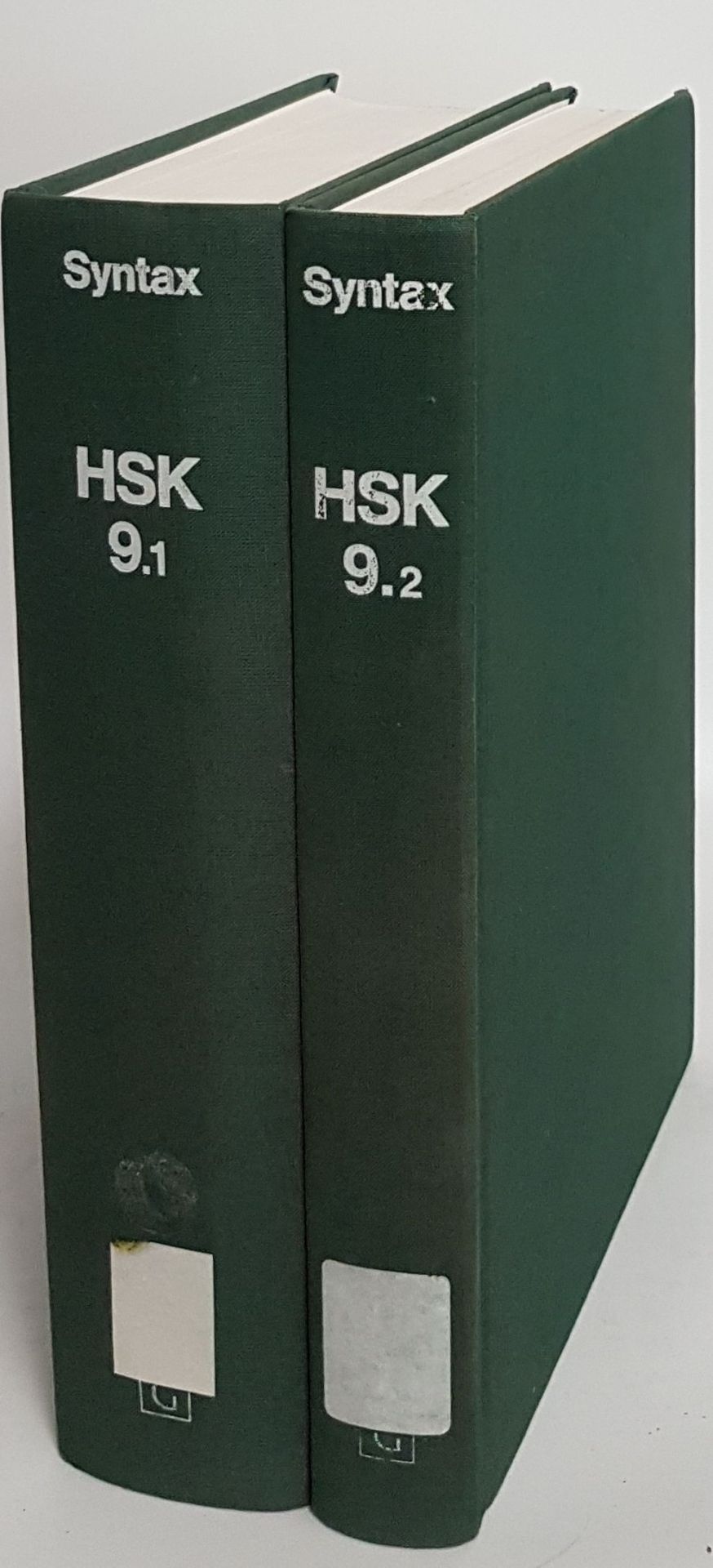 Syntax: ein internationales Handbuch zeitgenössischer Forschung/ An international Handbook of Contemporary Research (2 vols.cpl./ 2 Bände KOMPLETT)