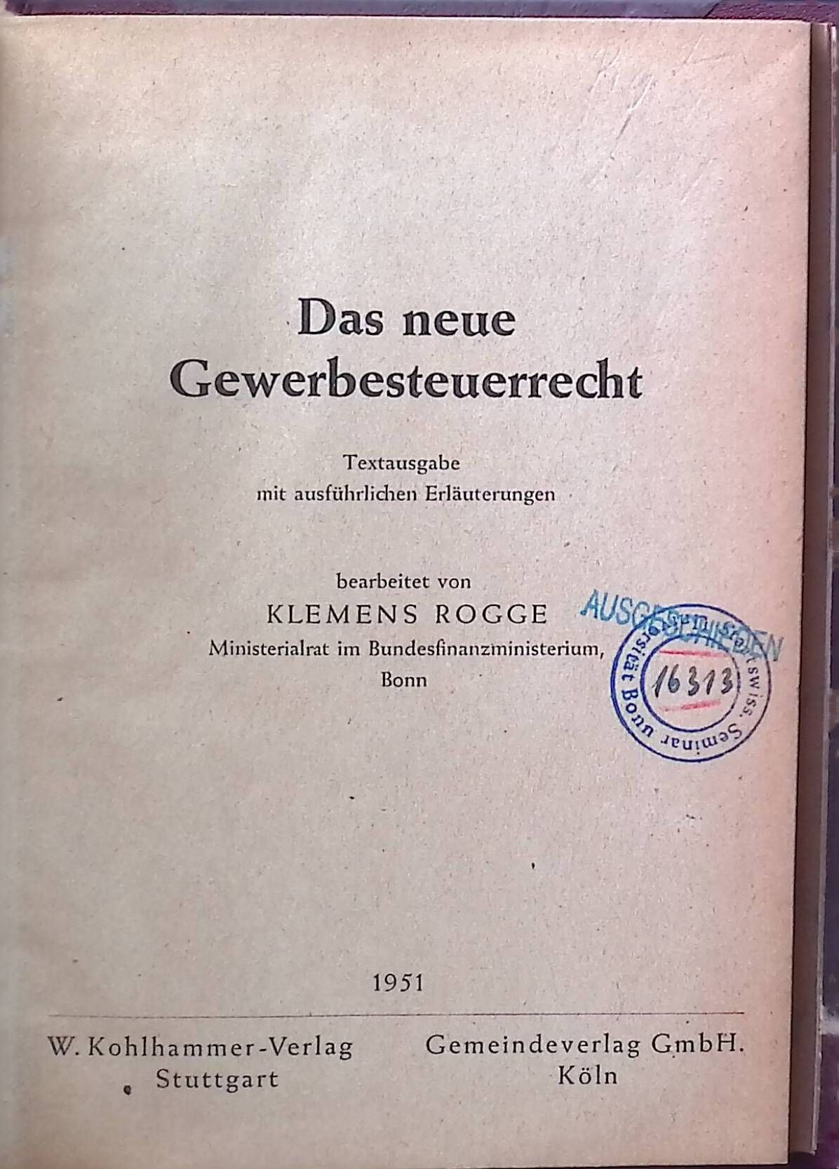 Das neue Gewerbesteuerrecht