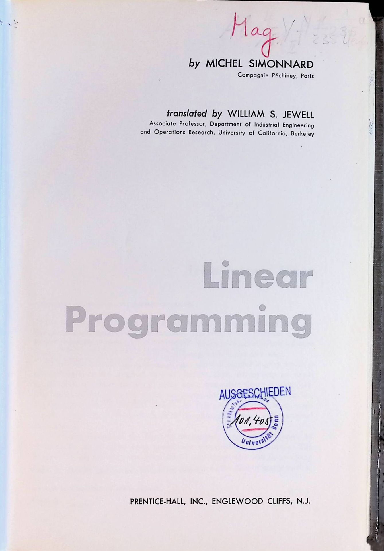 Linear Programming
