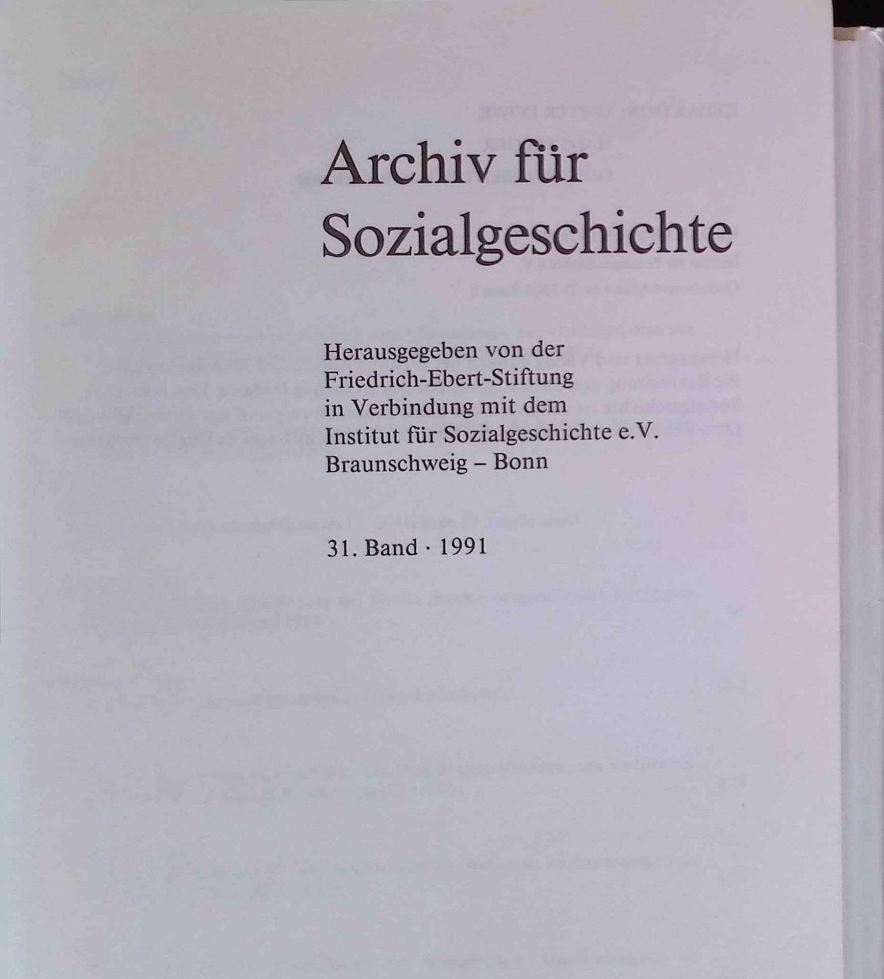 Aufstieg und Fall eines Fabrikengerichtspräsidenten: Die Karriere des Johann Caspar van der Beeck 1803 - 1861 -In: Archiv für Sozialgeschichte