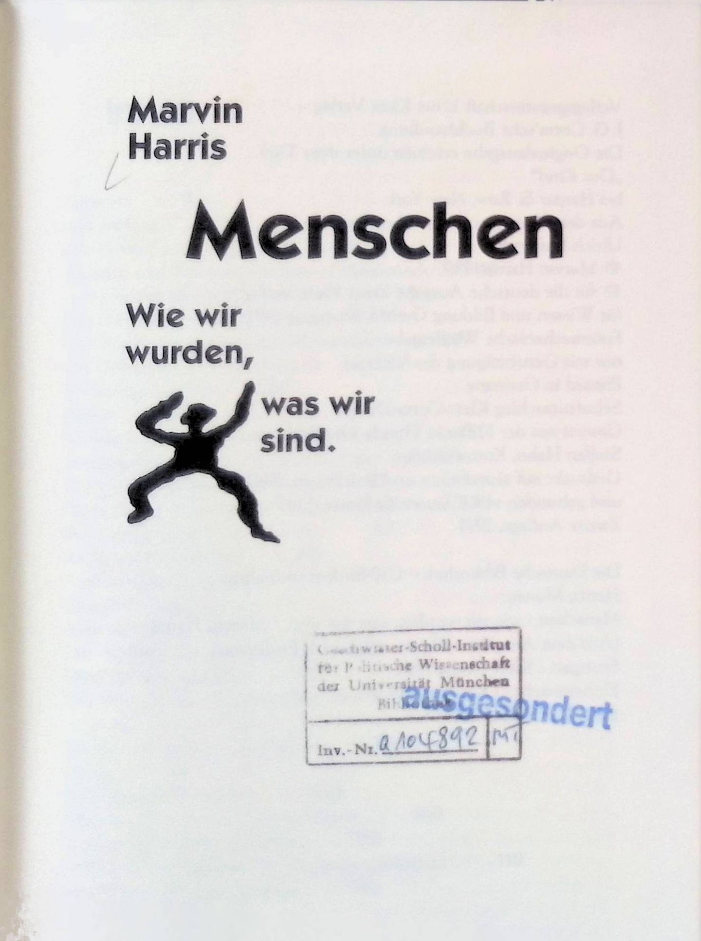 Menschen : wie wir wurden, was wir sind