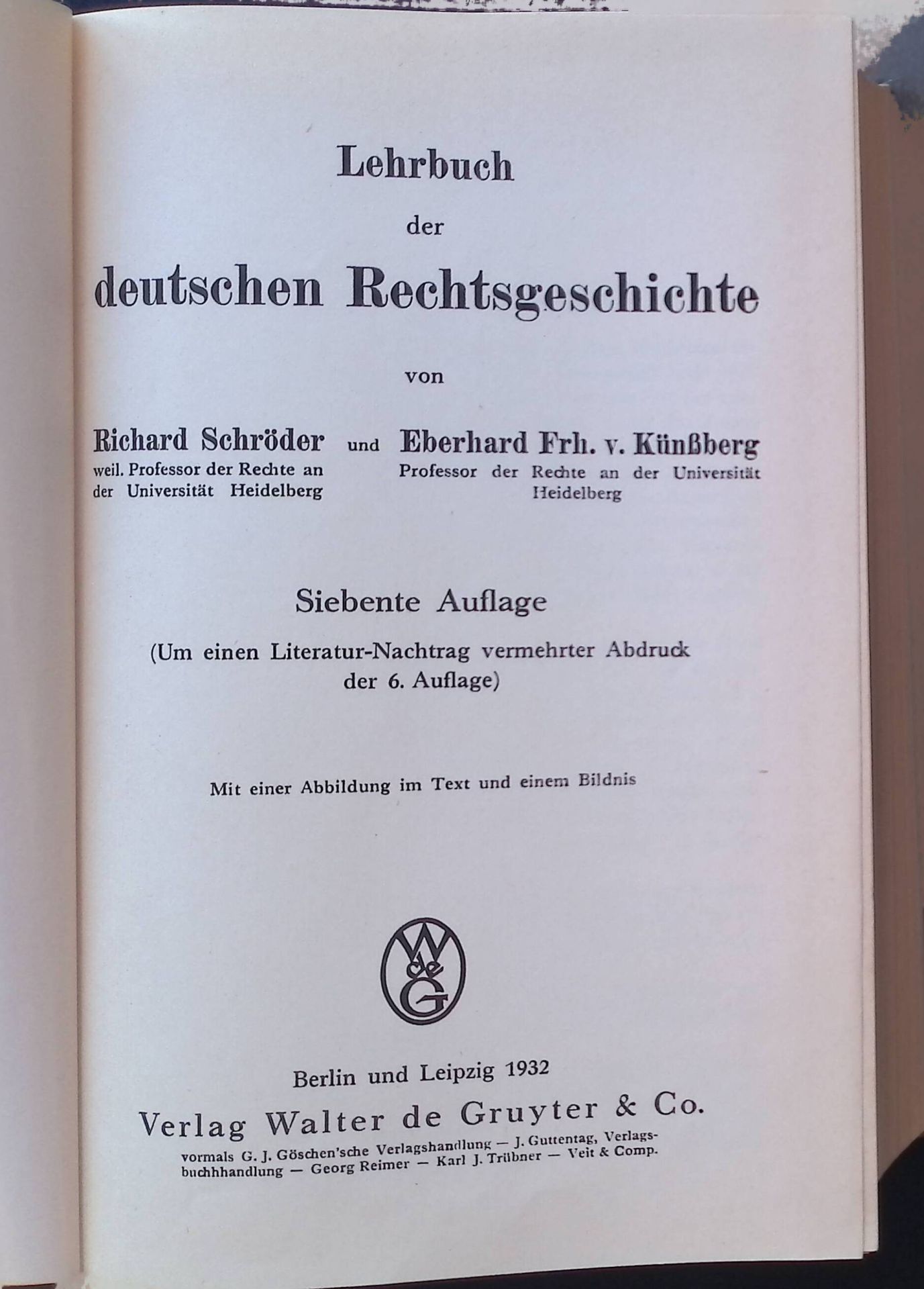 Lehrbuch der deutschen Rechtsgeschichte