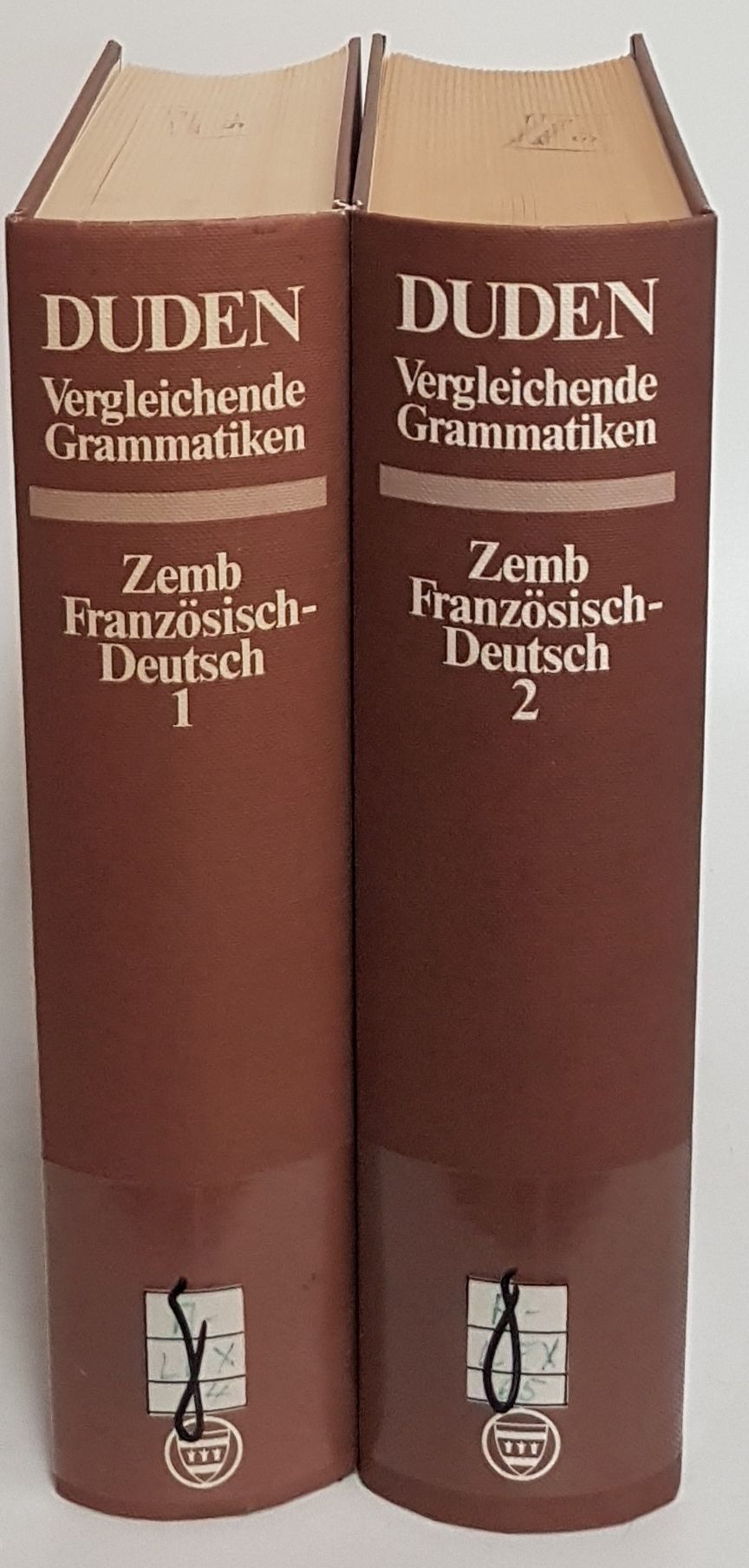 Vergleichende Grammatik Französisch-Deutsch (2 Bände KOMPLETT) - Teil I: Comparaison de deux systèmes/ Teil II: L'economie de la langue et le jeu de la parole