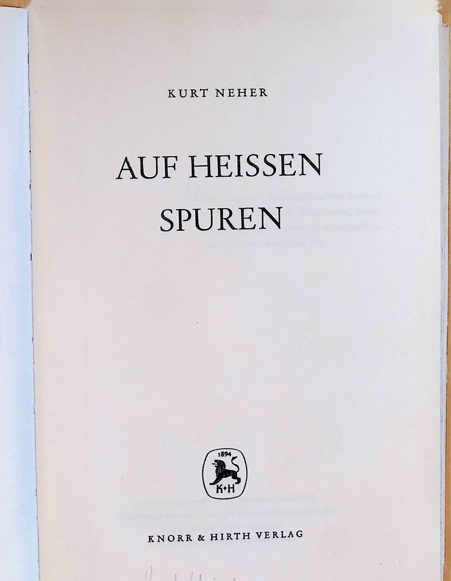 Auf heissen Spuren