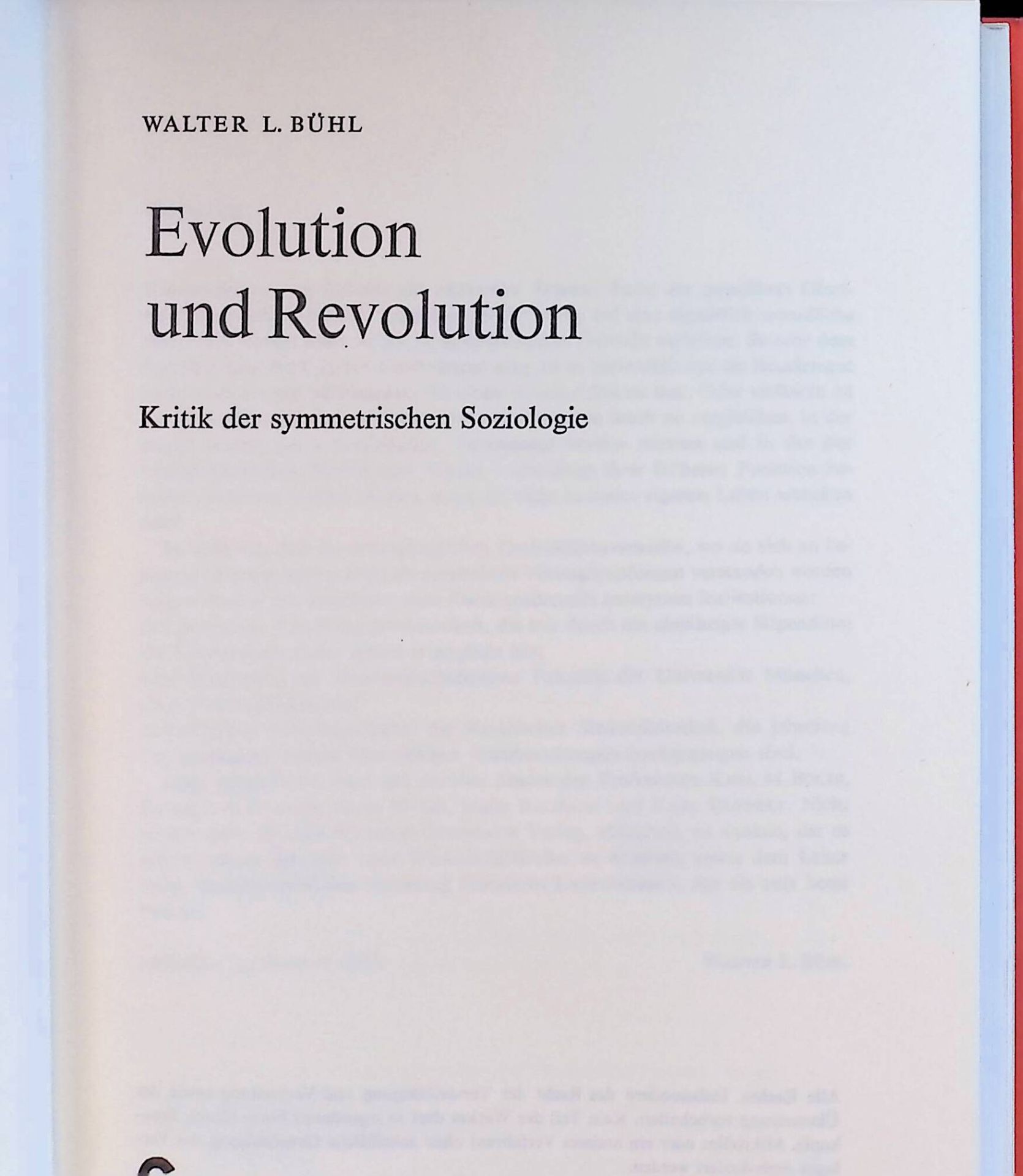 Evolution und Revolution : Kritik d. symmetr. Soziologie