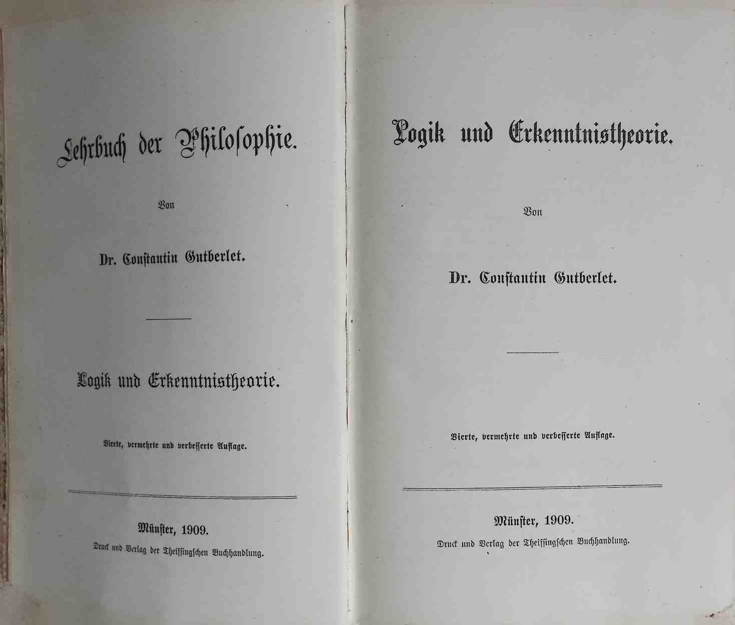 Logik und Erkenntnistheorie