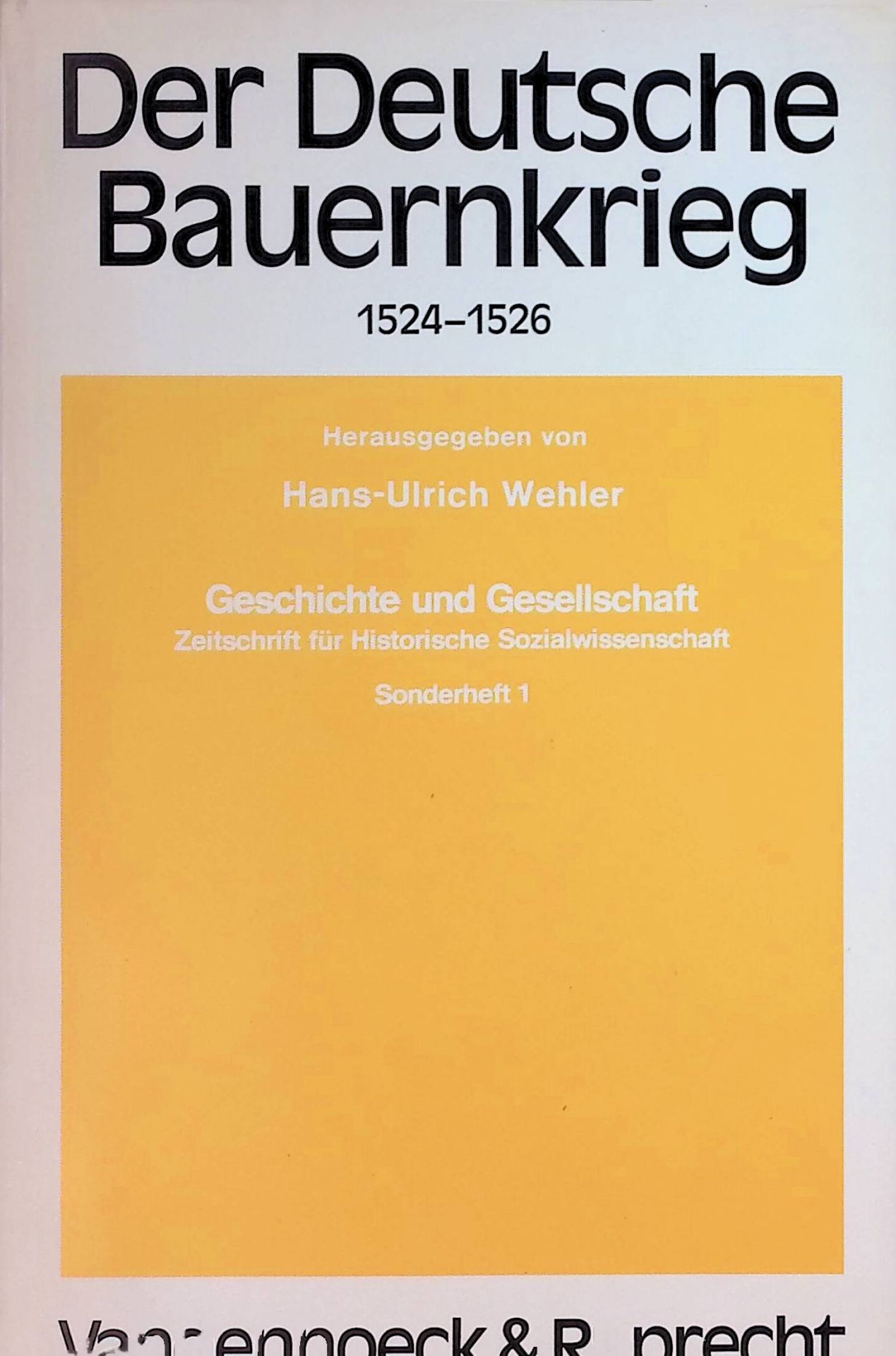 Zur Sozialgeschichte Niedersachsens in der Zeit des Bauernkrieges. -In: Der Deutsche Bauernkrieg 1524 - 1526