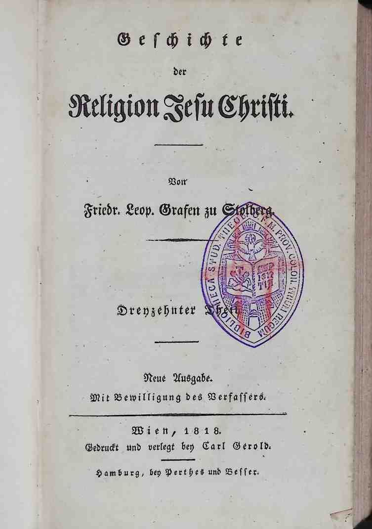 Geschichte der Religion Jesu Christi. Neue Ausgabe - 13. THEIL