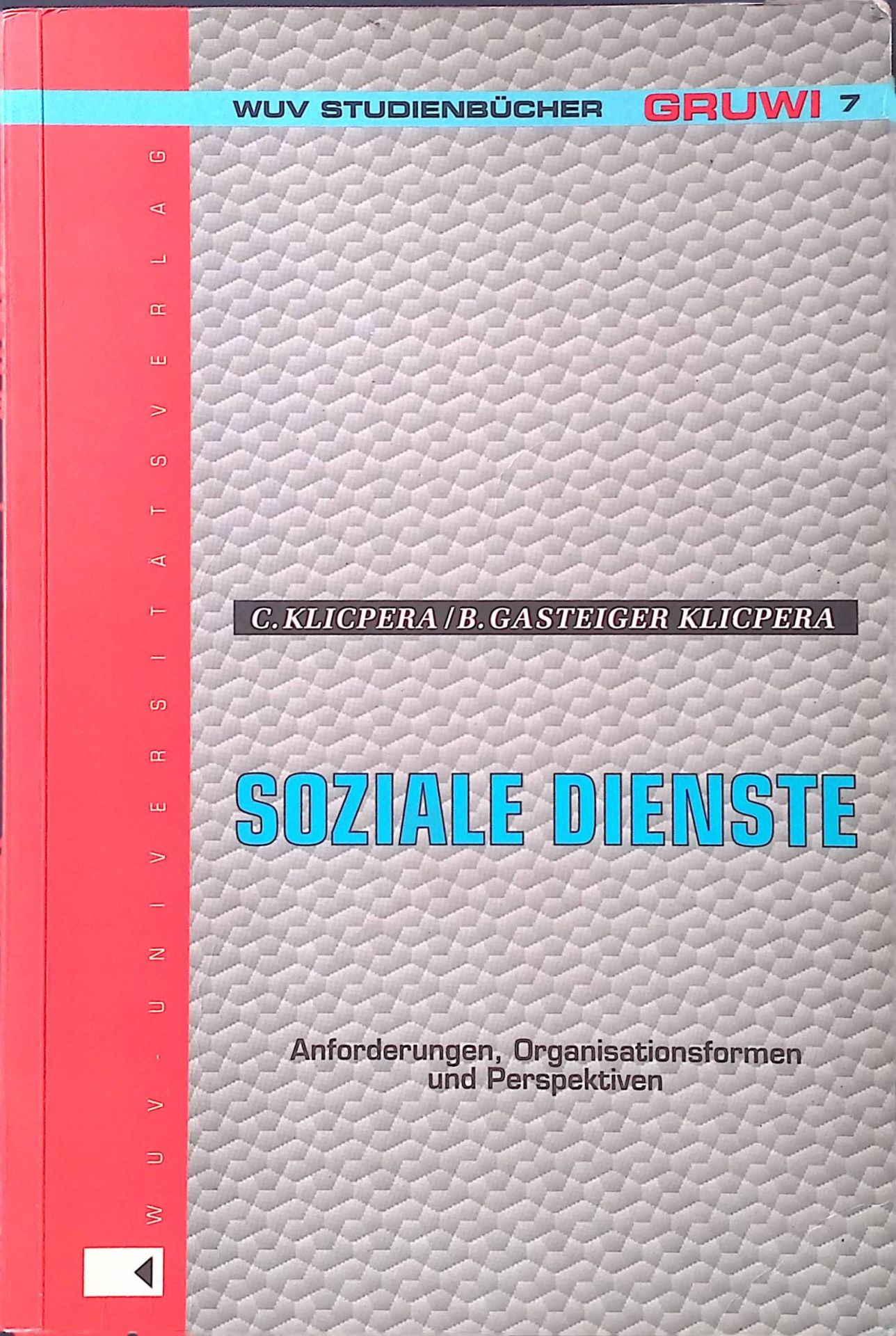 Soziale Dienste : Anforderungen, Organisationsformen und Perspektiven