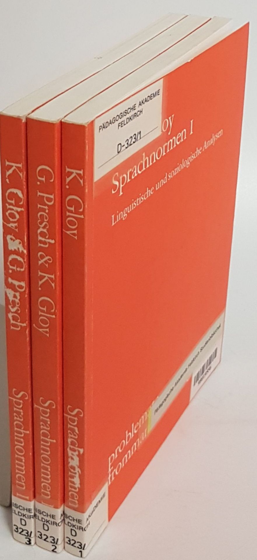 Sprachnormen (3 Teile KOMPLETT) - Bd.I: Linguistische und soziologische Analysen/ Bd.II: Theoretische Begründungen außerschulische Sprachnormenpraxis/Bd.III: Kommunikationsorientierte Linguistik, Sprachdidaktik