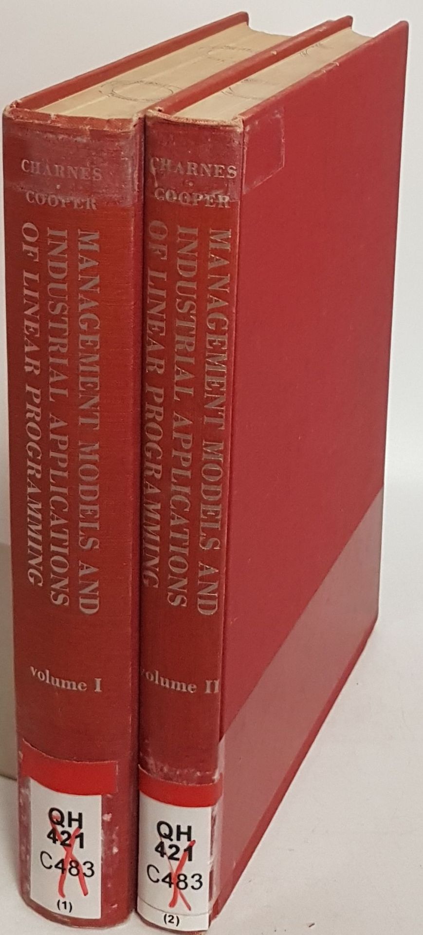 Management Models and Industrial Applications of Linear Programming (2 vols.cpl./ 2 Bände KOMPLETT)