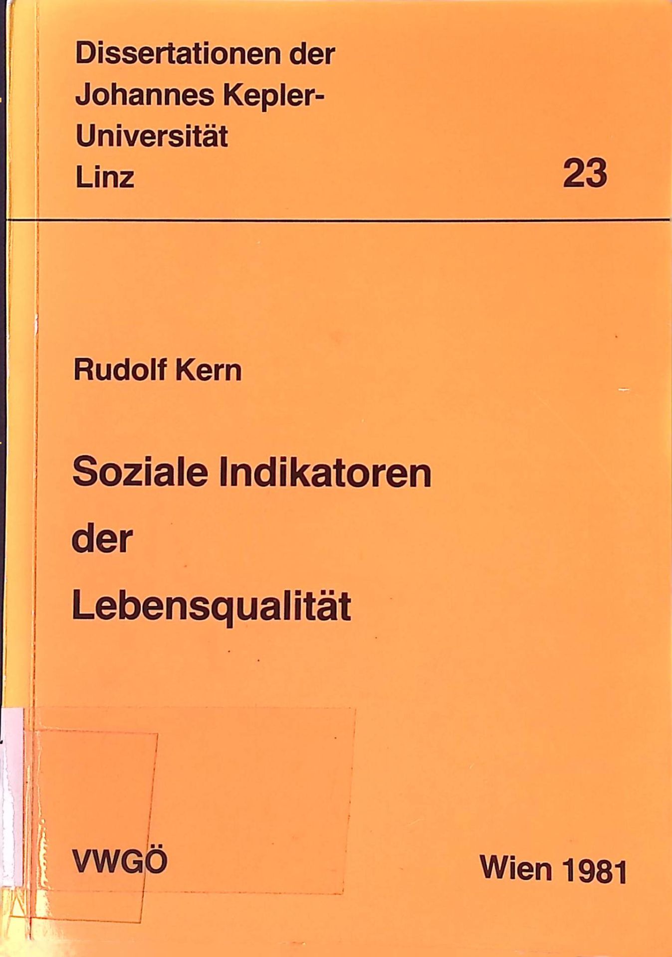 Soziale Indikatoren der Lebensqualität