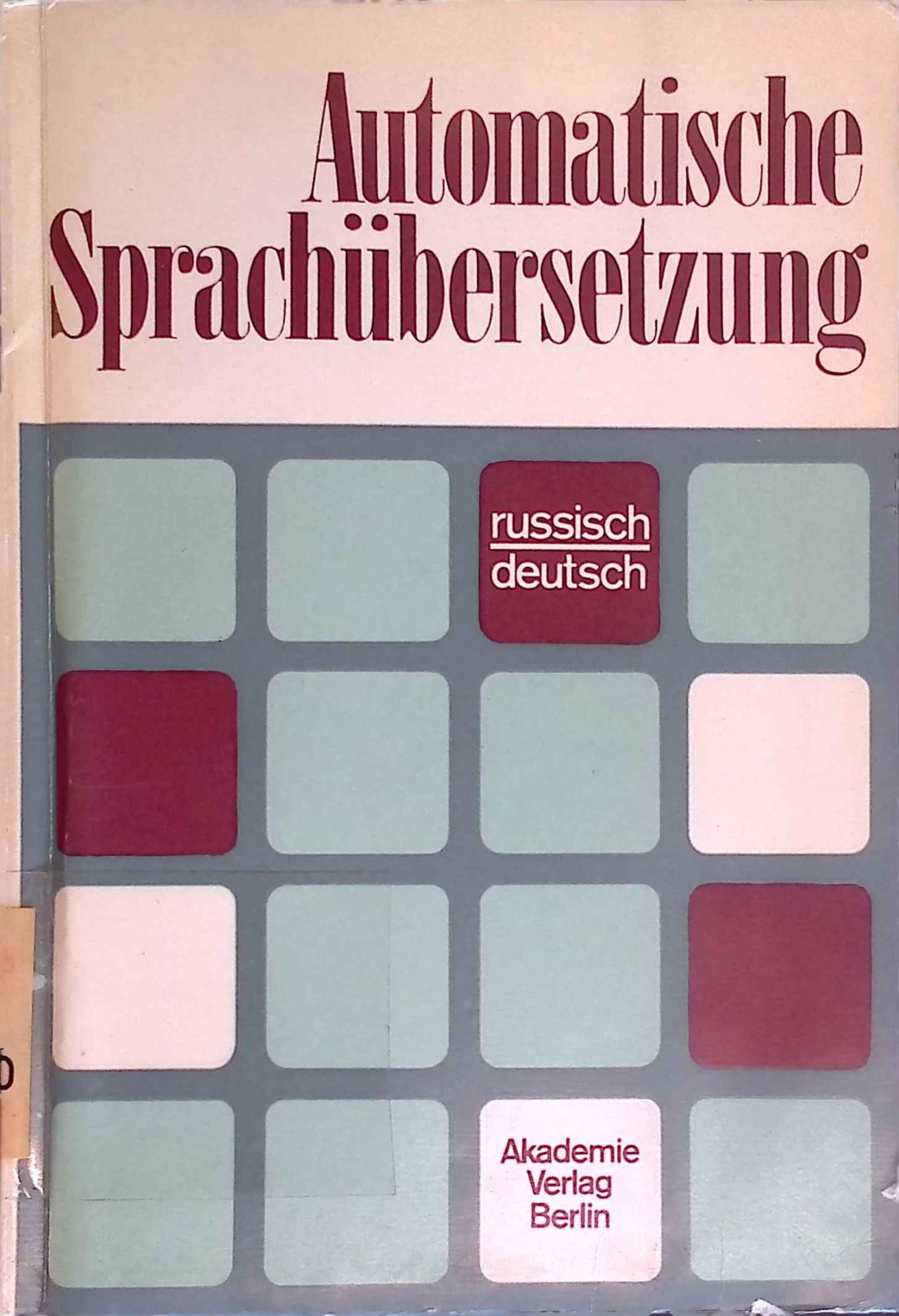 Automatische Sprachübersetzung - Russisch-deutsch