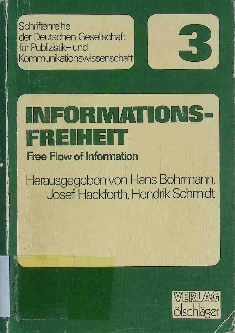 Informationsfreiheit = Free flow of information