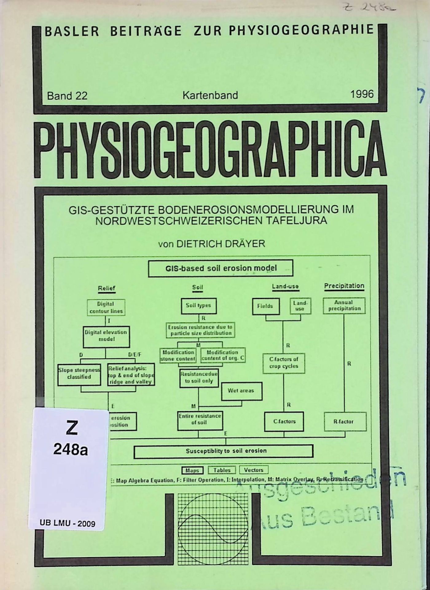 Physiogeographica. GIS-gestützte Bodenerosionsmodellierung im Nordwestschweizerischen Tafeljura