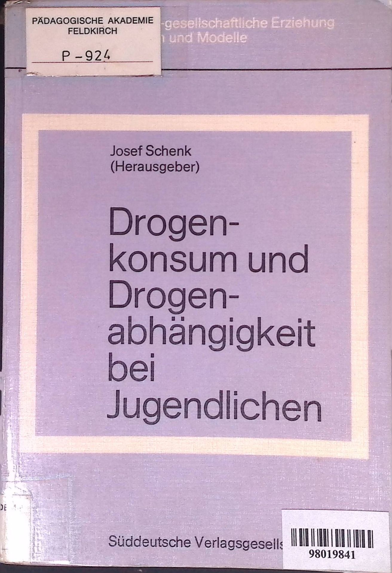 Drogenkonsum und Drogenabhängigkeit bei Jugendlichen