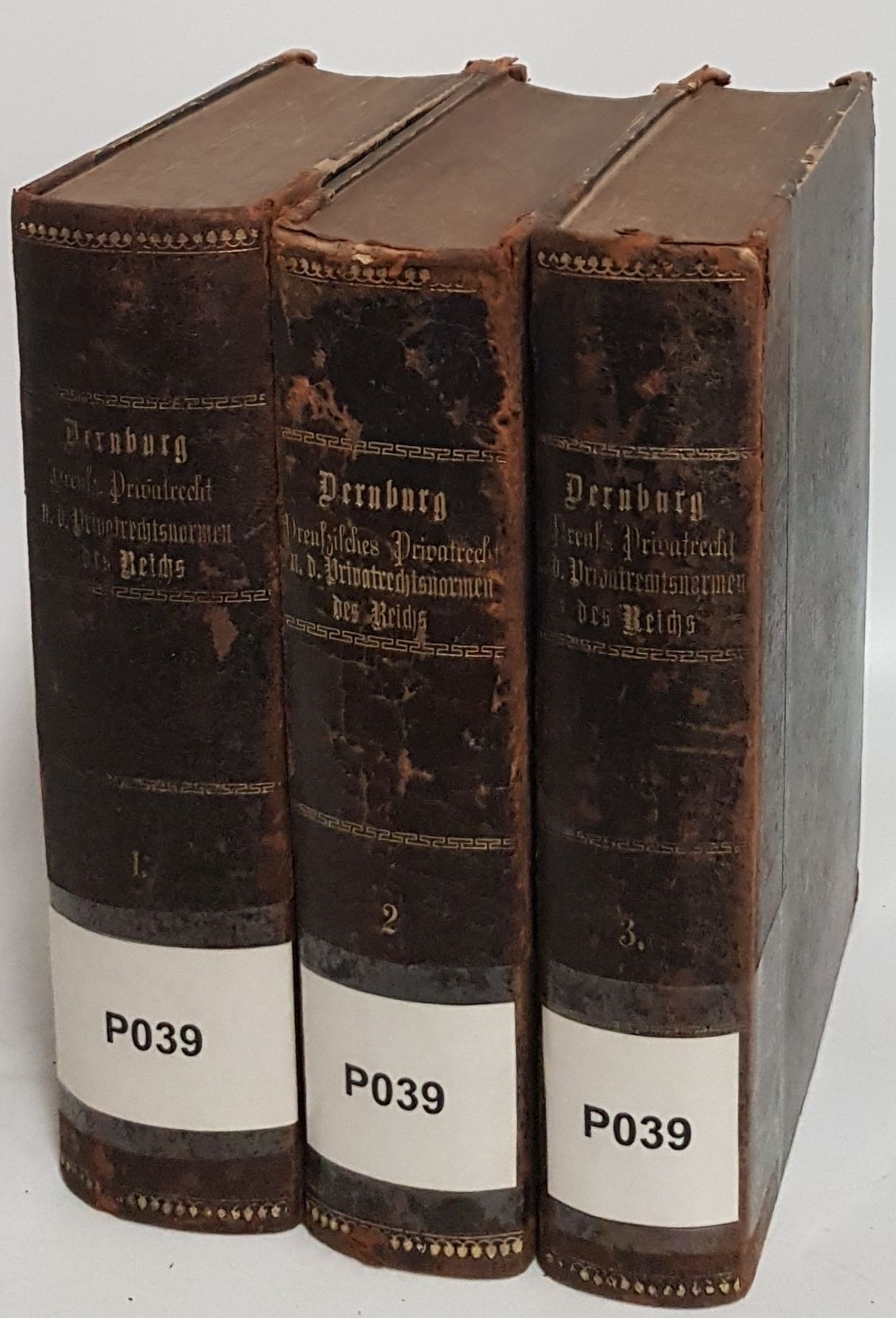 Lehrbuch des Preußischen Privatrechts und der Privatrechtsnormen des Reichs (3 Bände KOMPLETT)