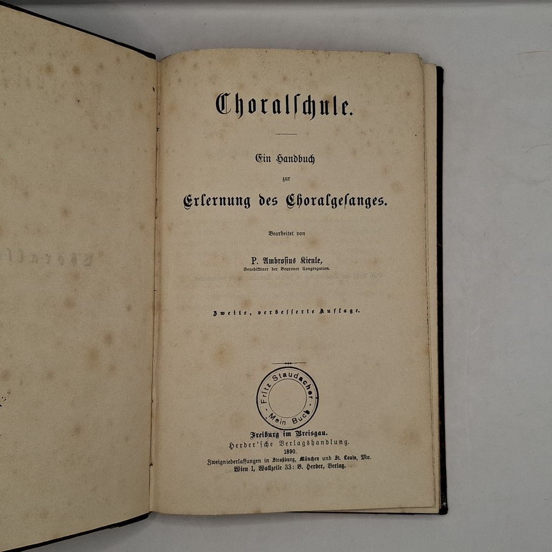 Choralschule. Ein Handbuch zur Erlernung des Choralgesanges