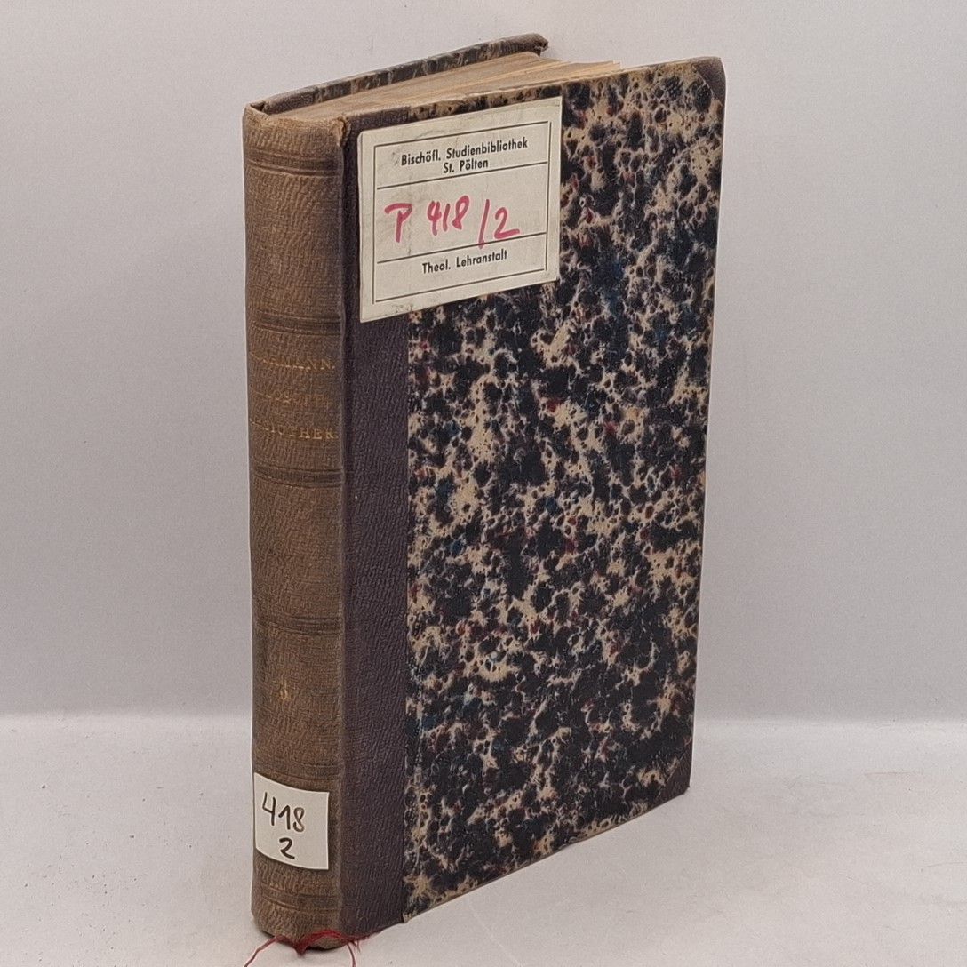 Philosophische Bibliothek oder Sammlung der Hauptwerke der Philosophie alter und neuer Zeit. - 7. und 8. BAND/ 23.- BAND (KOMPLETT in einem Buch