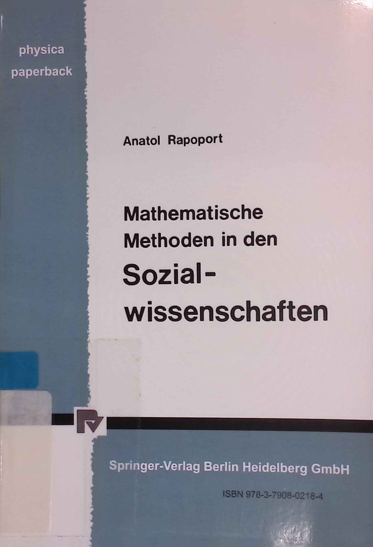 Mathematische Methoden in den Sozialwissenschaften