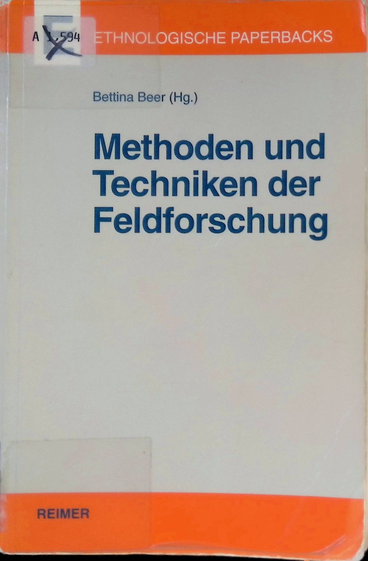 Methoden und Techniken der Feldforschung