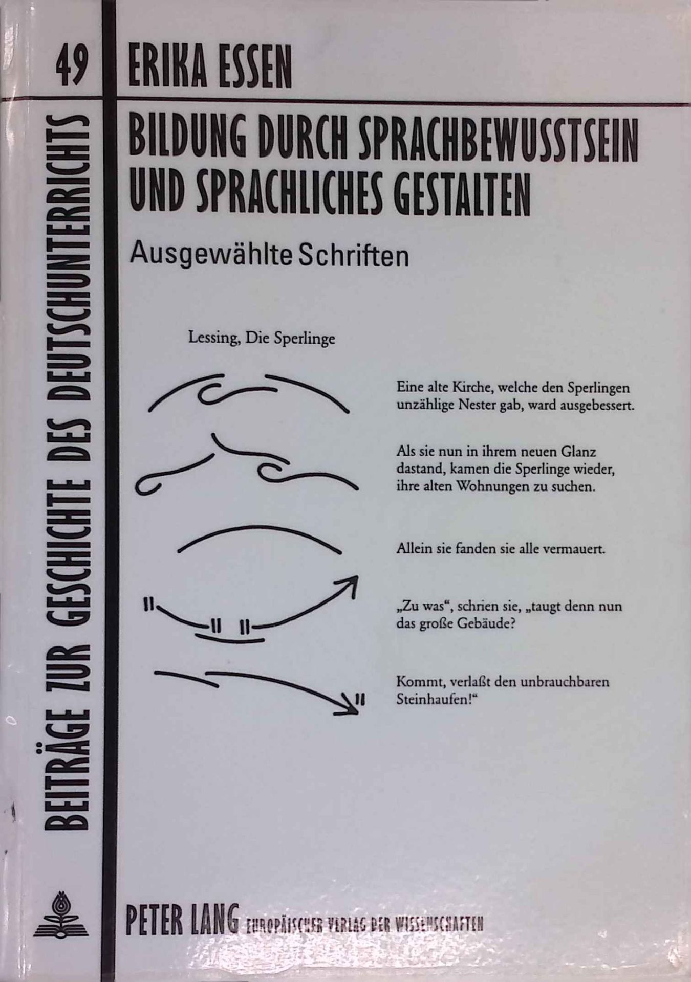 Bildung durch Sprachbewußtsein und sprachliches Gestalten : ausgewählte Schriften