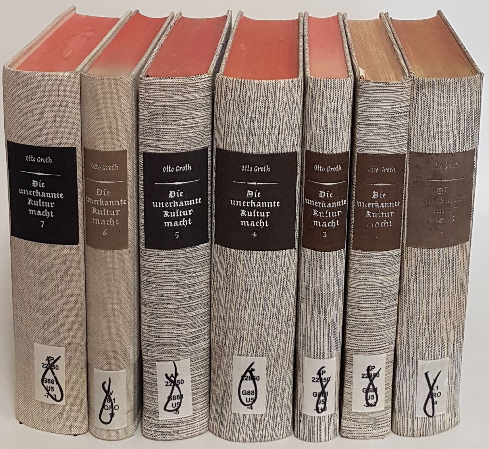 Die unerkannte Kulturmacht: Grundlegung der Zeitungswissenschaft (Periodik) (7 Bände KOMPLETT)