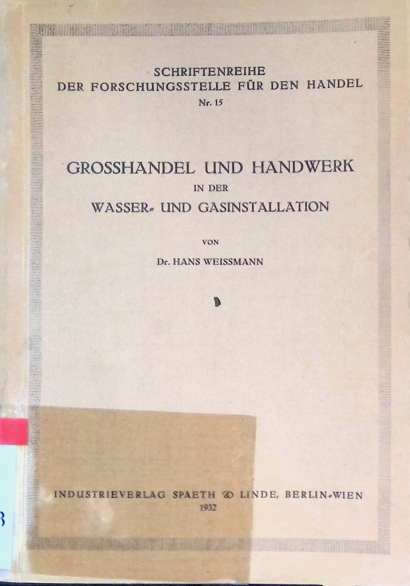 Grosshandel und Handwerk in der Wasser- und Gasinstallation