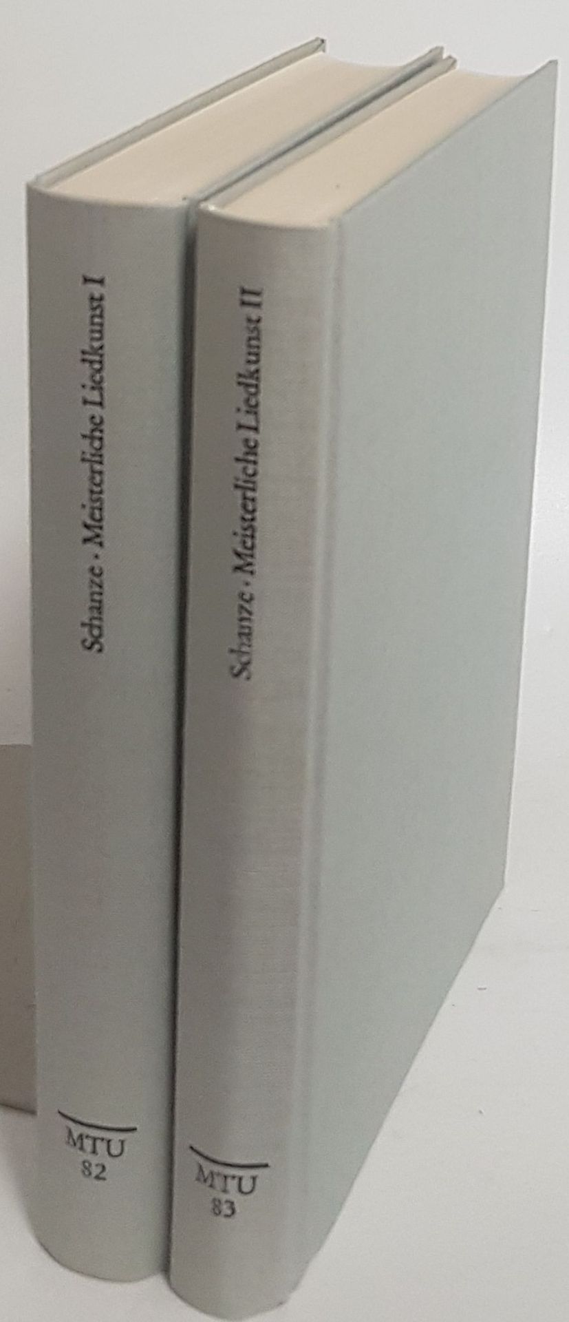 Meisterliche Liedkunst zwischen Heinrich von Mügeln und Hans Sachs (2 Bände KOMPLETT) - Bd.I: Untersuchungen/ Bd.II: Verzeichnisse