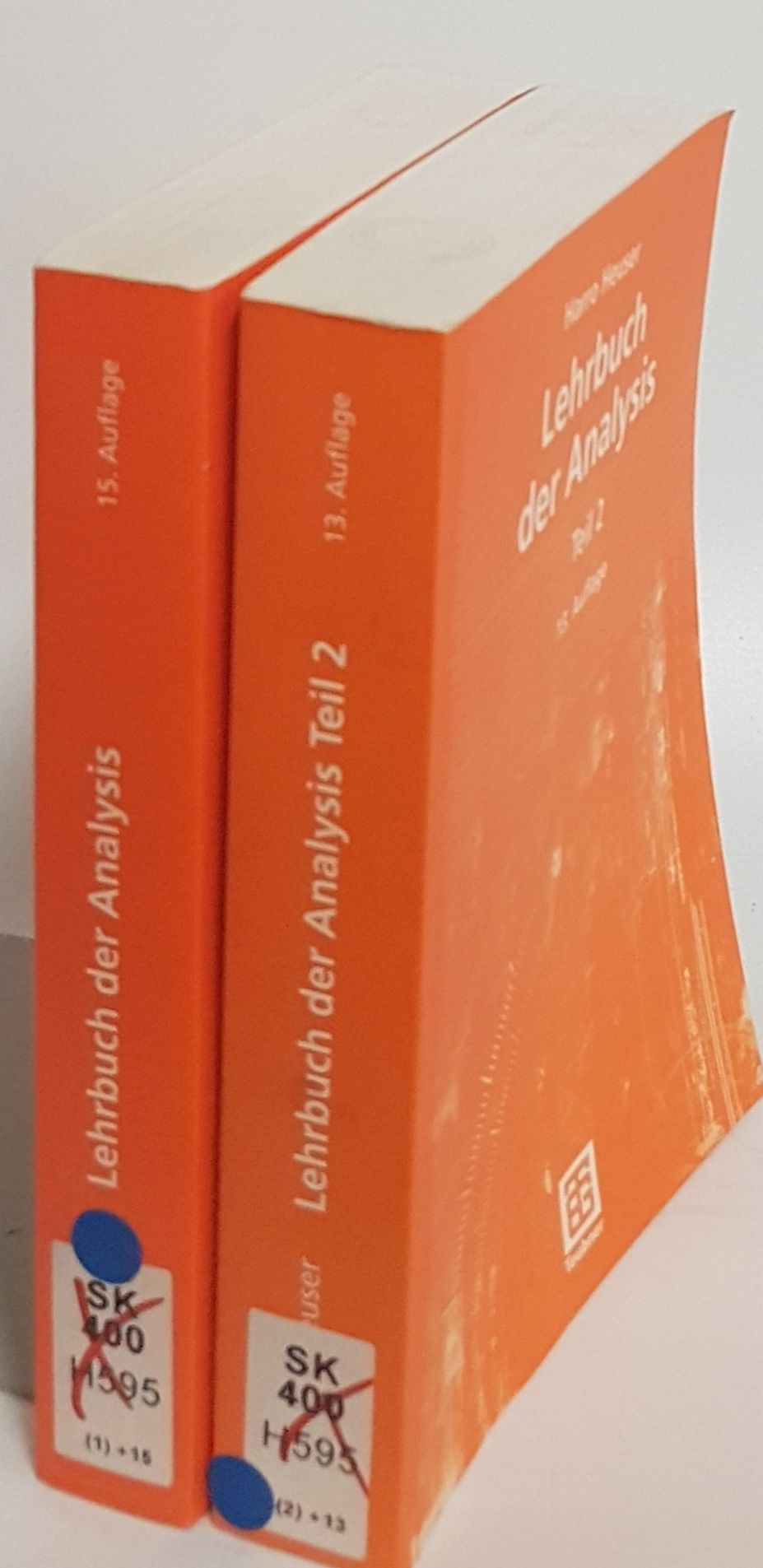 Lehrbuch der Analysis (2 Bände KOMPLETT)